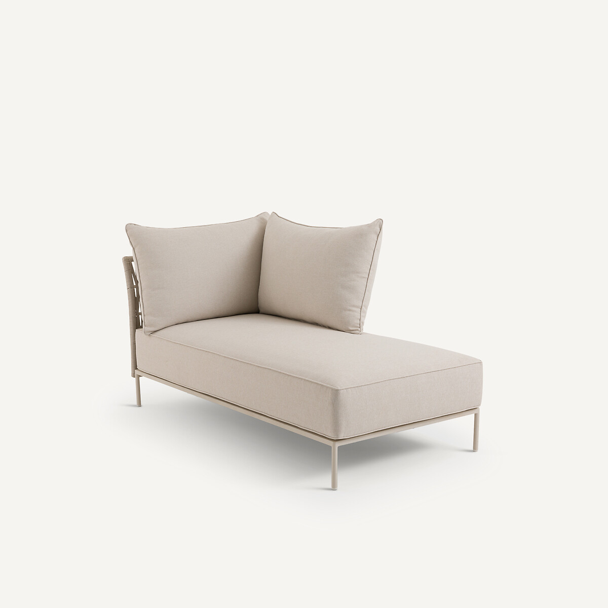 Longchair met gevlochten singels, Leandra
