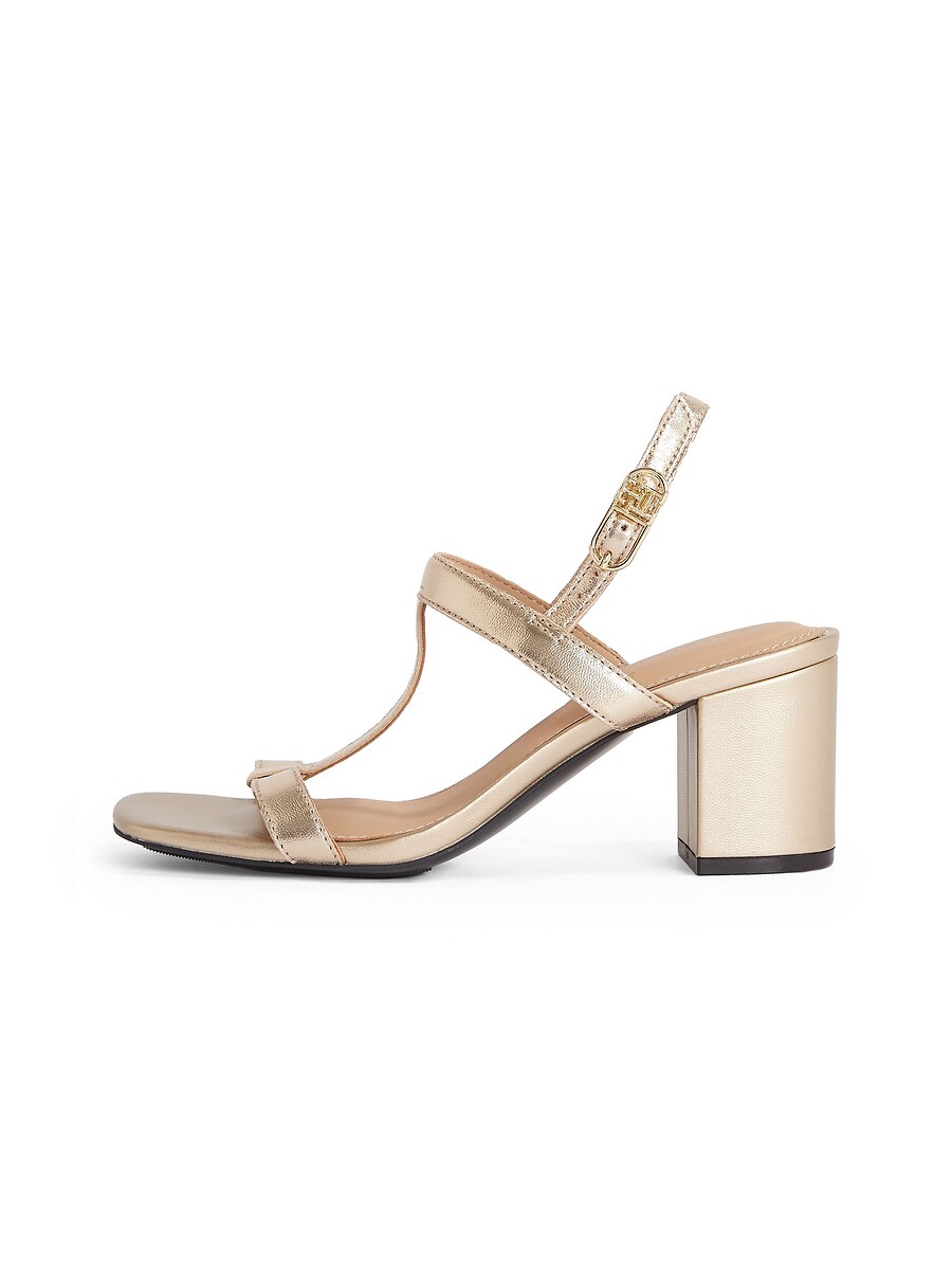 Tommy Hilfiger Sandalias de piel de tacón — foto 5