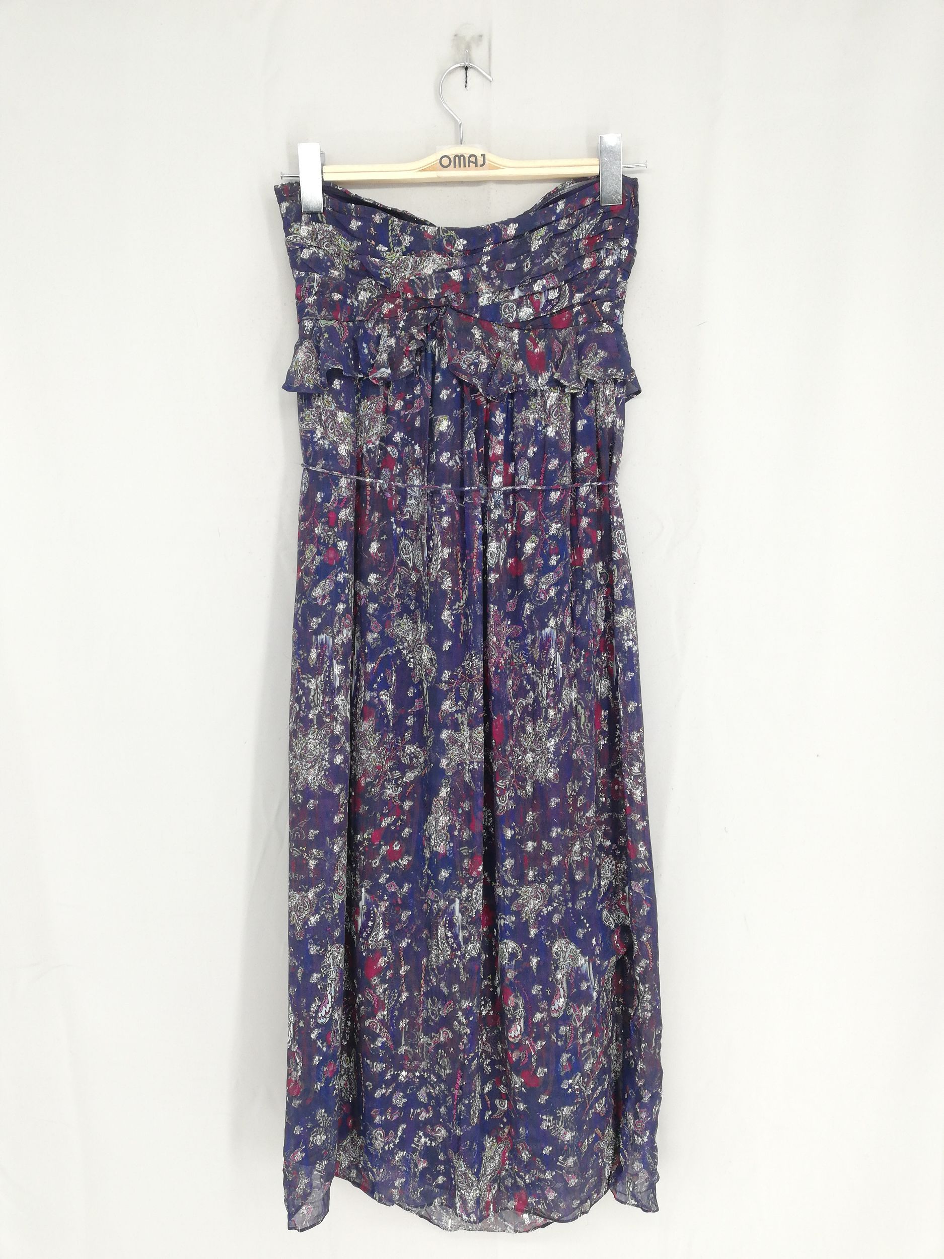 Robe longue tres bon etat bleu Iro La Redoute