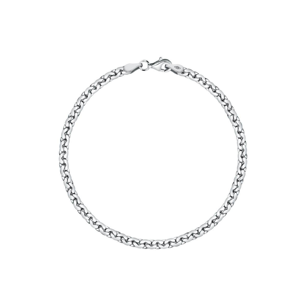 Bracelet en or blanc 375 COBRA, BLUESPIRIT