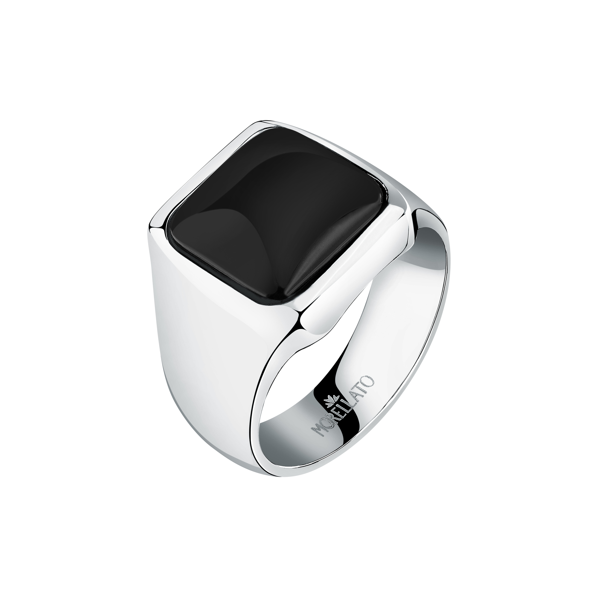 Bague en acier, cristaux, ipg PIETRE, MORELLATO