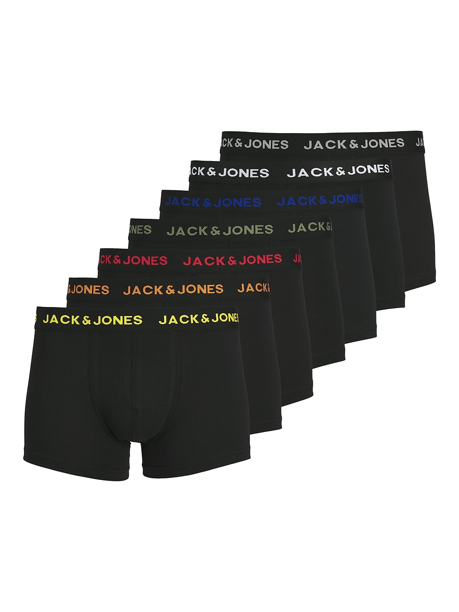 Pack of 7 Plain Hipsters, JACK & JONES