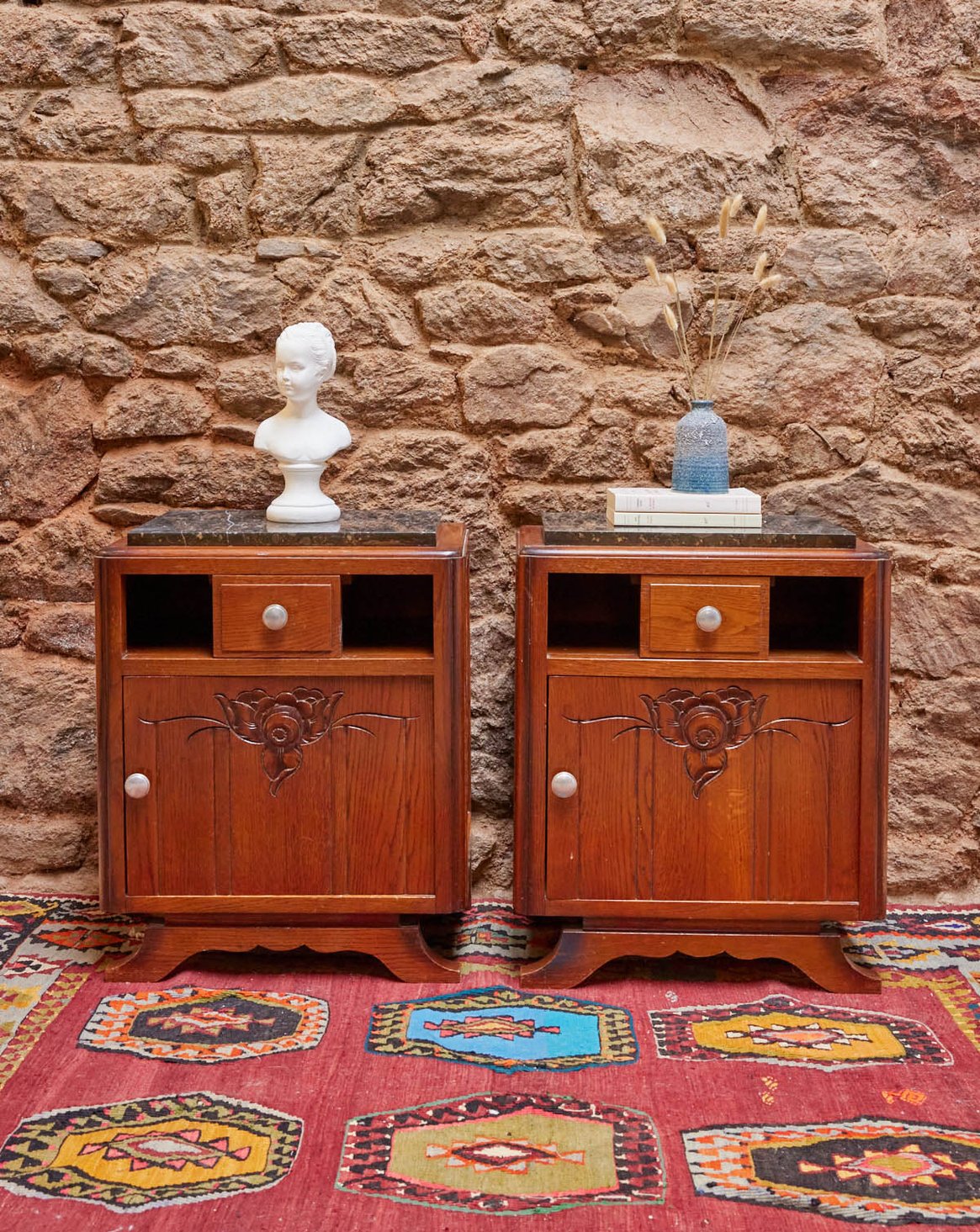 Paire de chevets Art déco Odile N°1261 - Bon état, DEBONGOUT