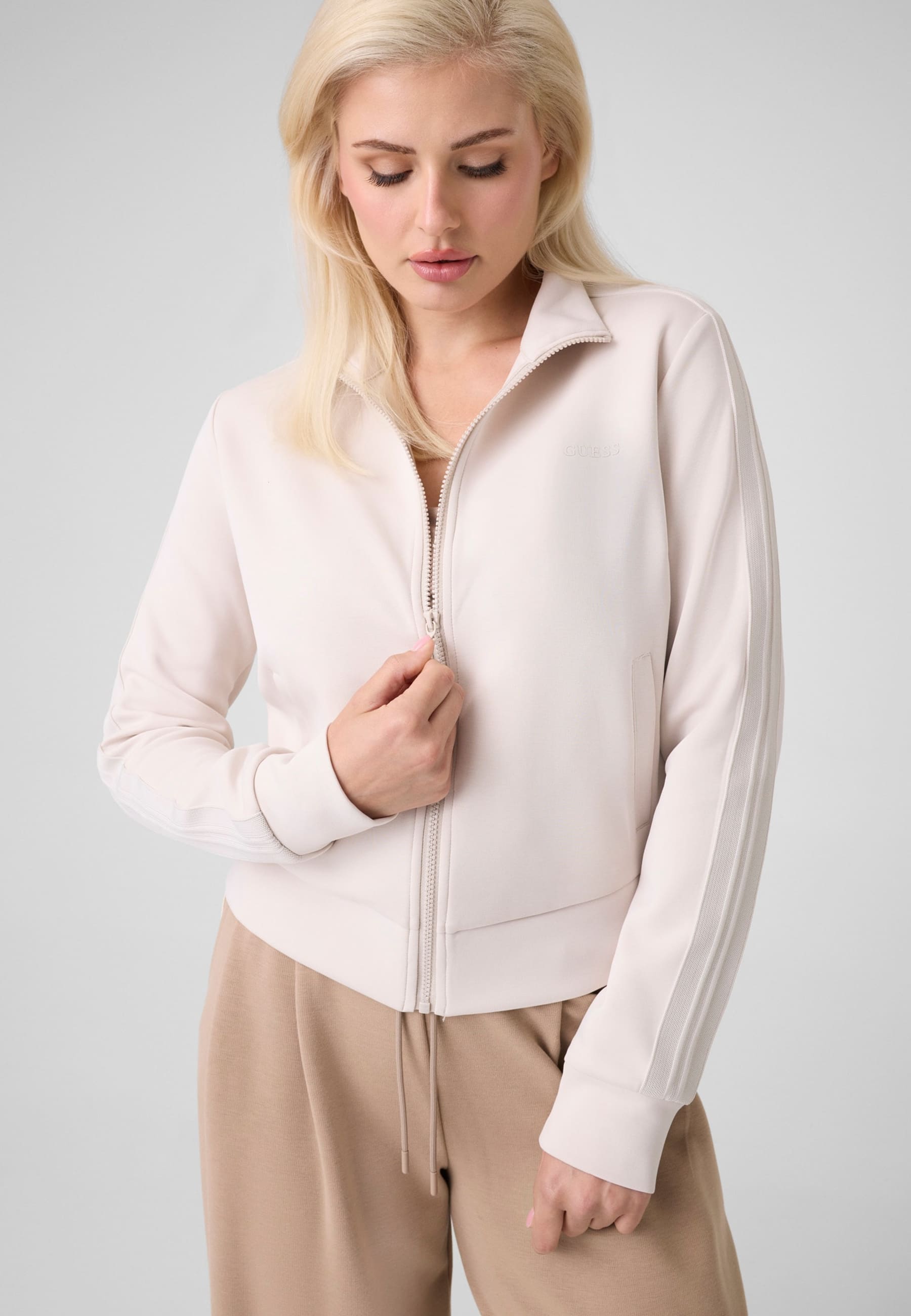 Sweatshirt À Col Montant, GUESS