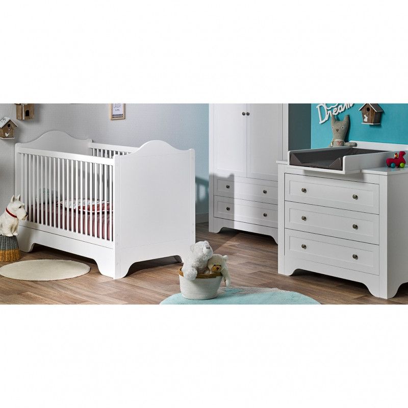 Chambre Bebe Essentielle Alice Gauthier Blanc Alfred Et Compagnie La Redoute