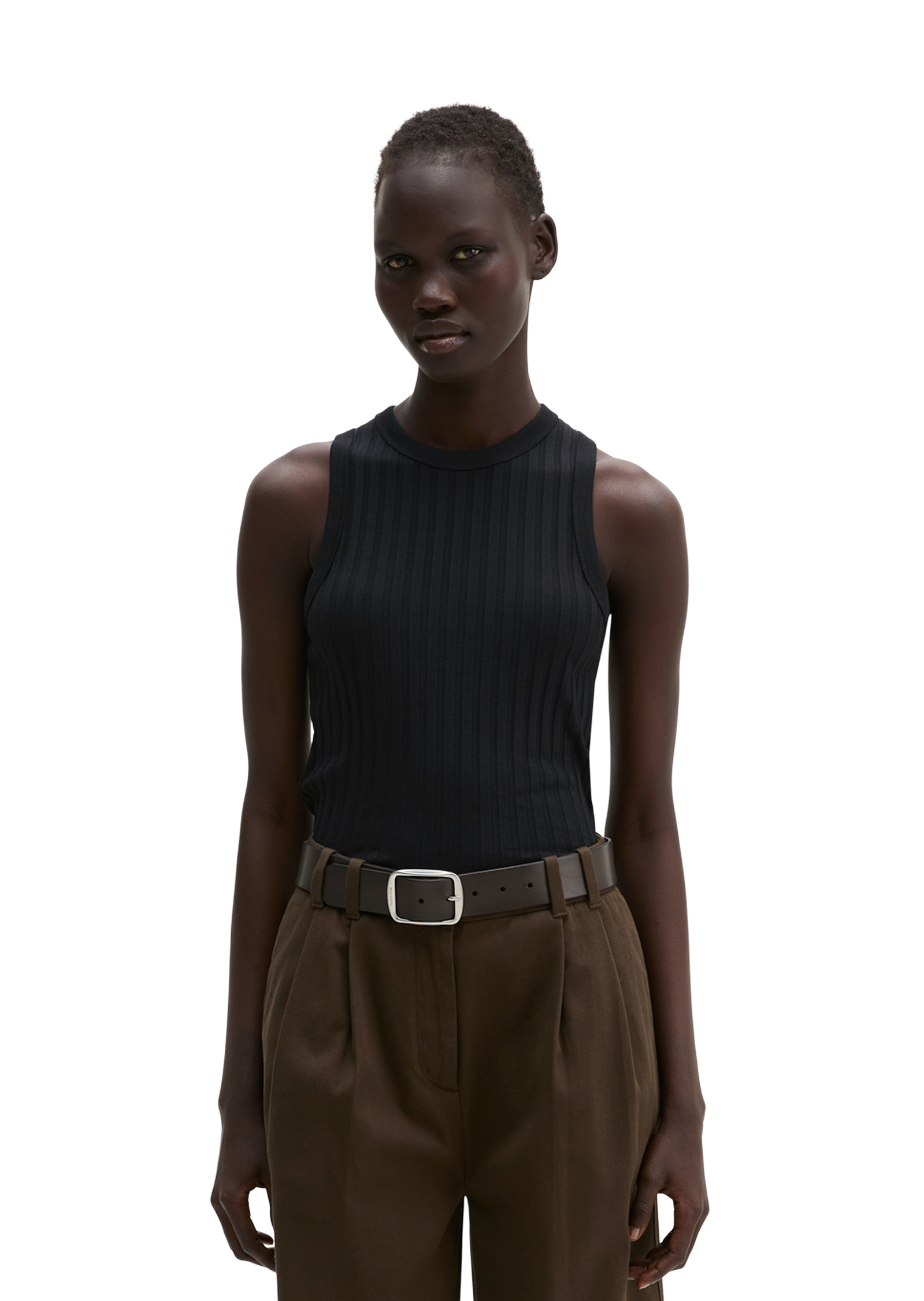 Top slim en pointelle avec TENCEL™ Modal, MARC O'POLO