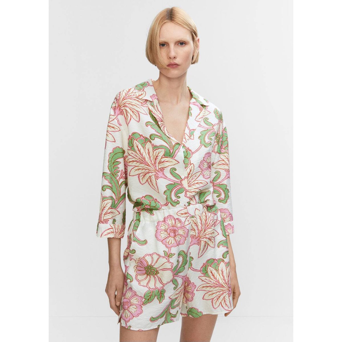 Short rose pale online femme