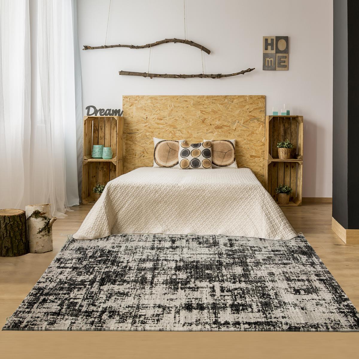 Tapis kilim tissé motif simple CLARK, UN AMOUR DE TAPIS