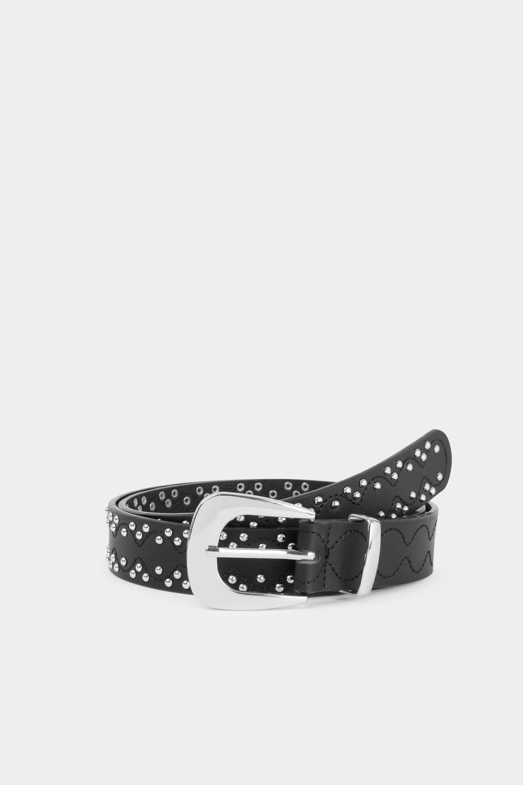 Ceinture fine cloutée, MORGAN