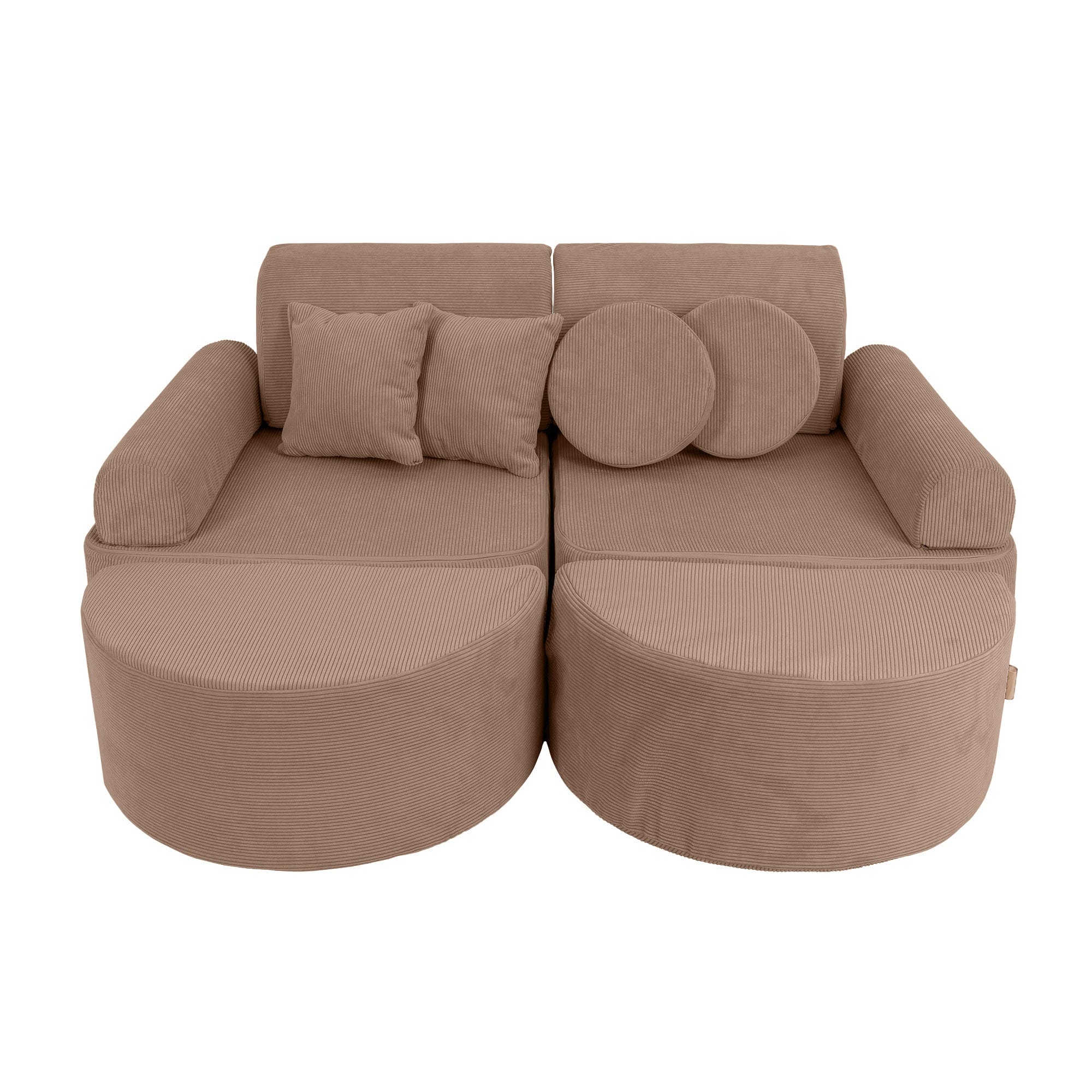 Canapé modulable velours SLIMCORDE, MEOW BABY