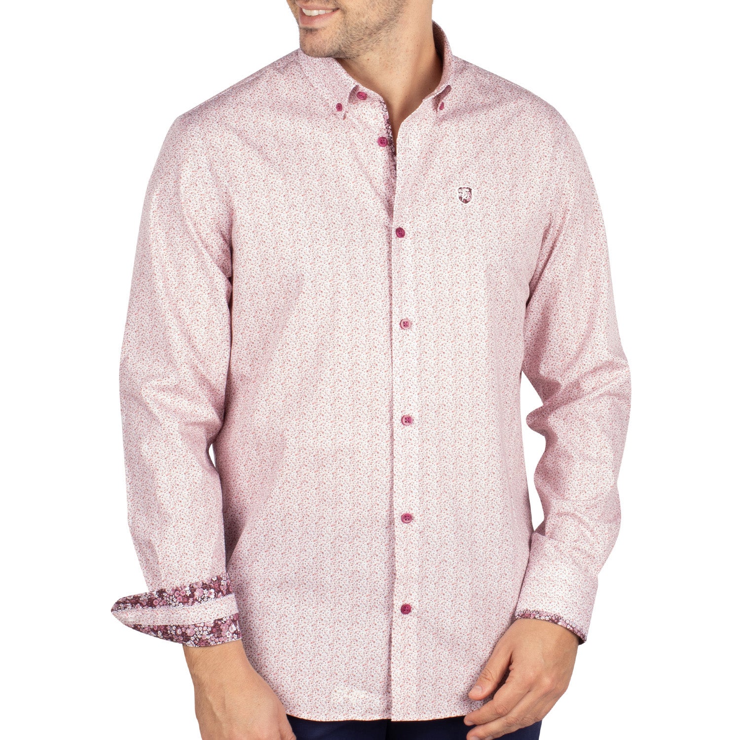 Chemise à fleurs, SHILTON