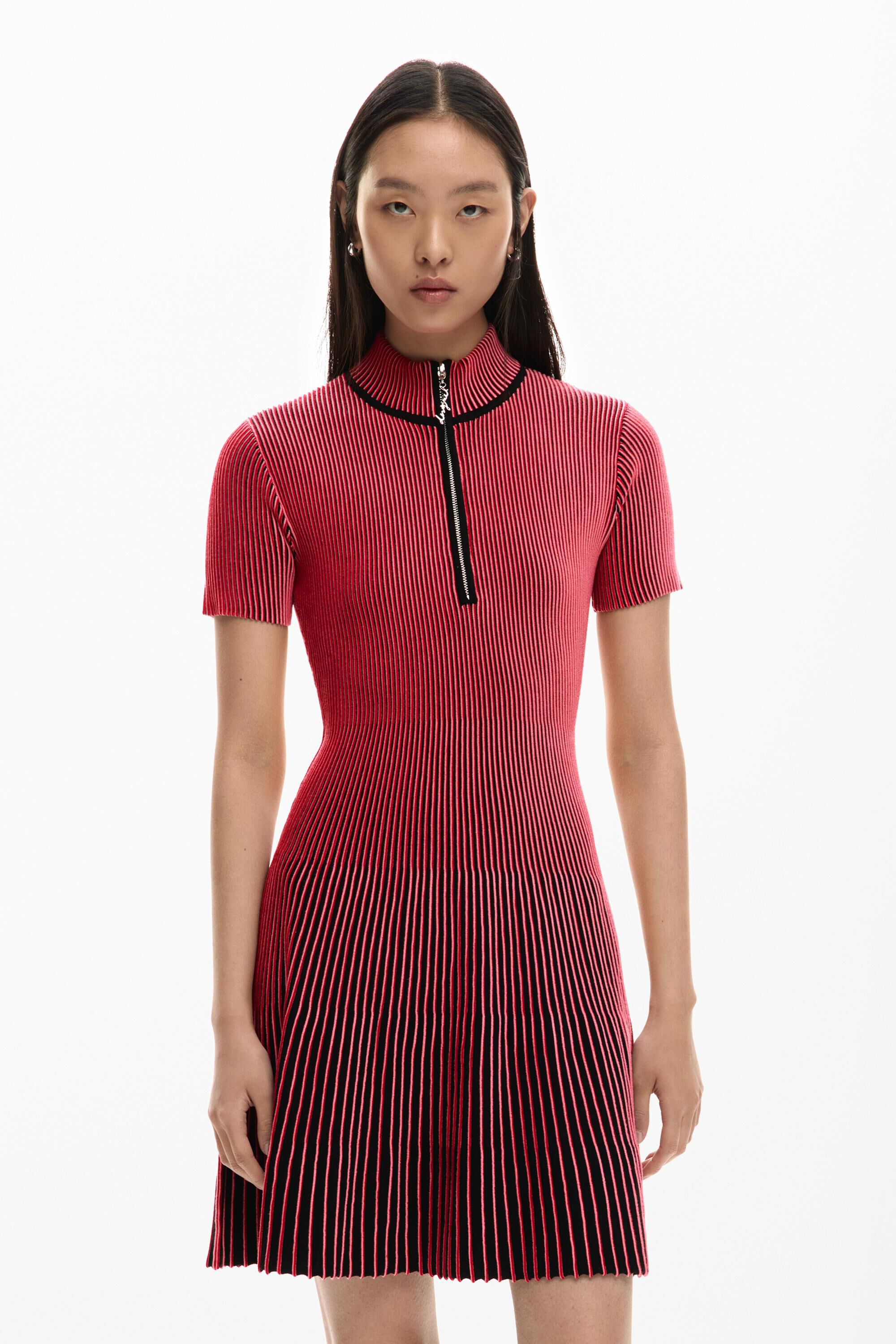 Robe courte en maille irisée, DESIGUAL