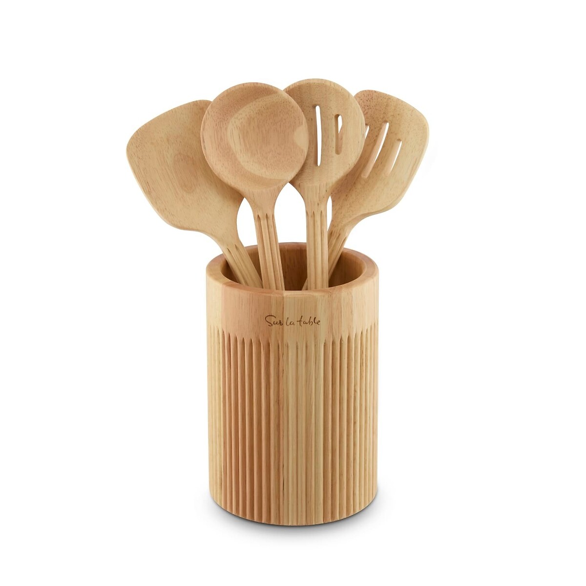 Colour Me Happy 5-Piece Utensil Set and Holder, SUR LA TABLE