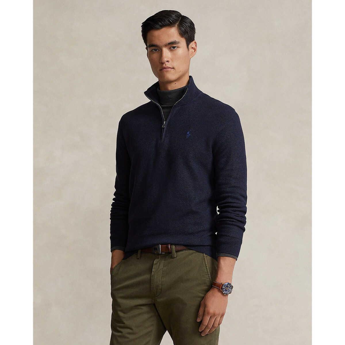 Cotton half zip jumper Polo Ralph Lauren La Redoute