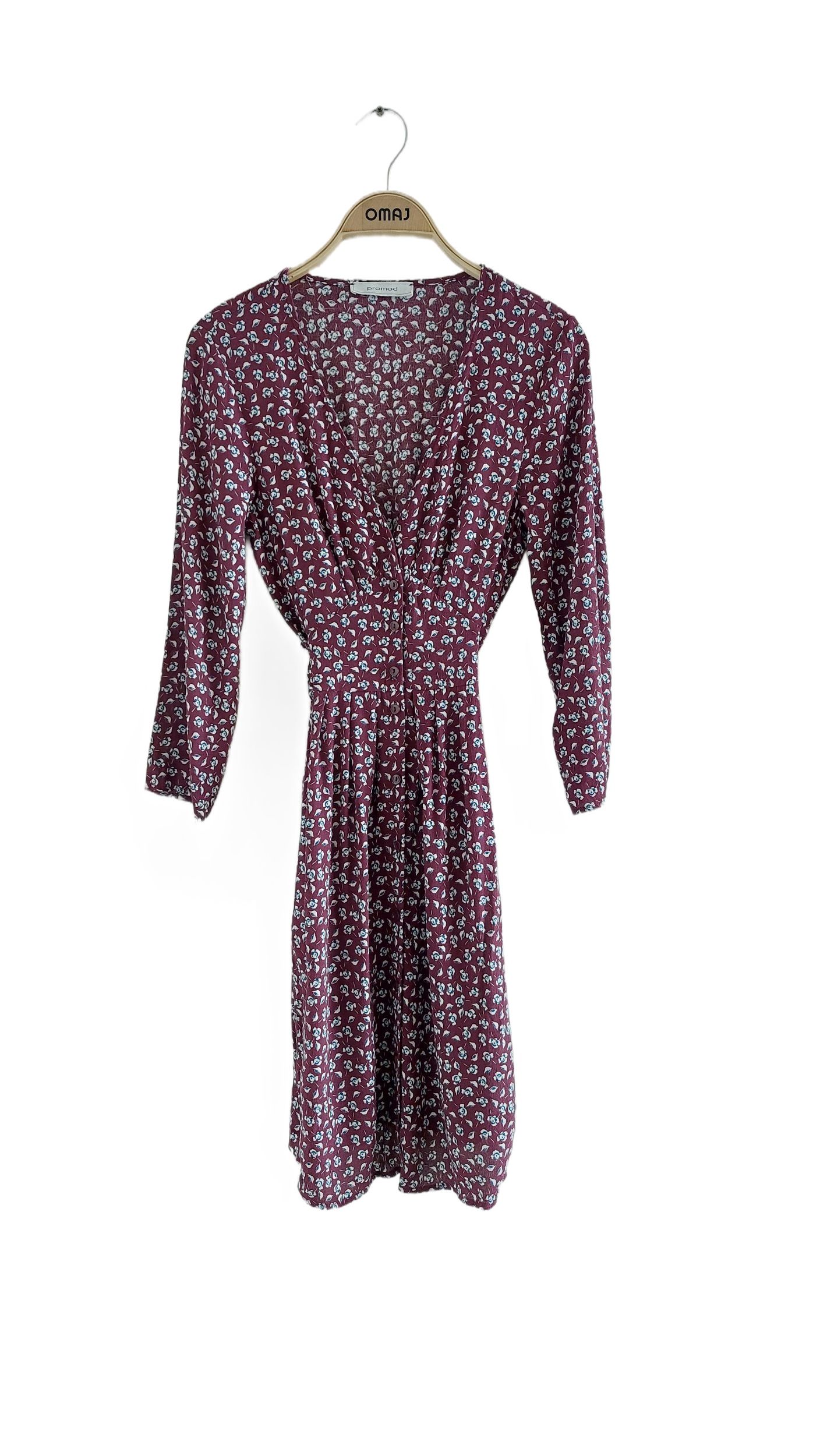 Robe mi longue tres bon etat bordeaux Promod La Redoute