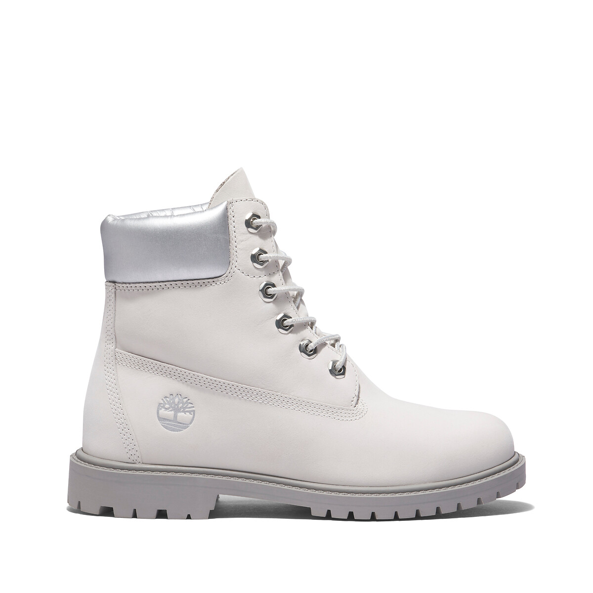 Botas pele, 6in hert bt cupsole branco/prateado Timberland | La Redoute