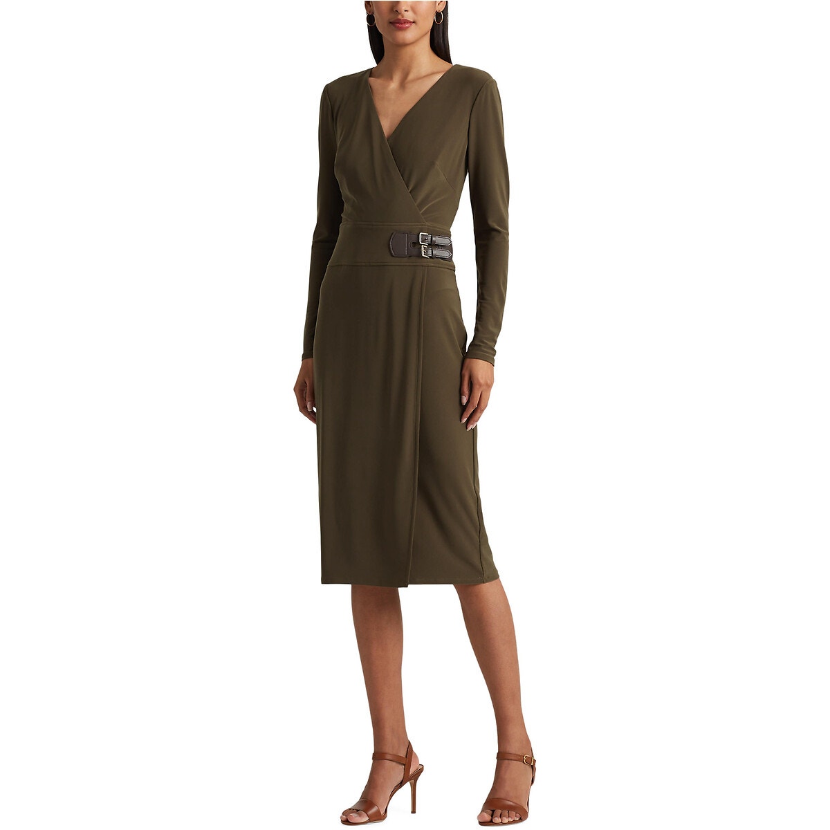 Robe portefeuille manche longue deals