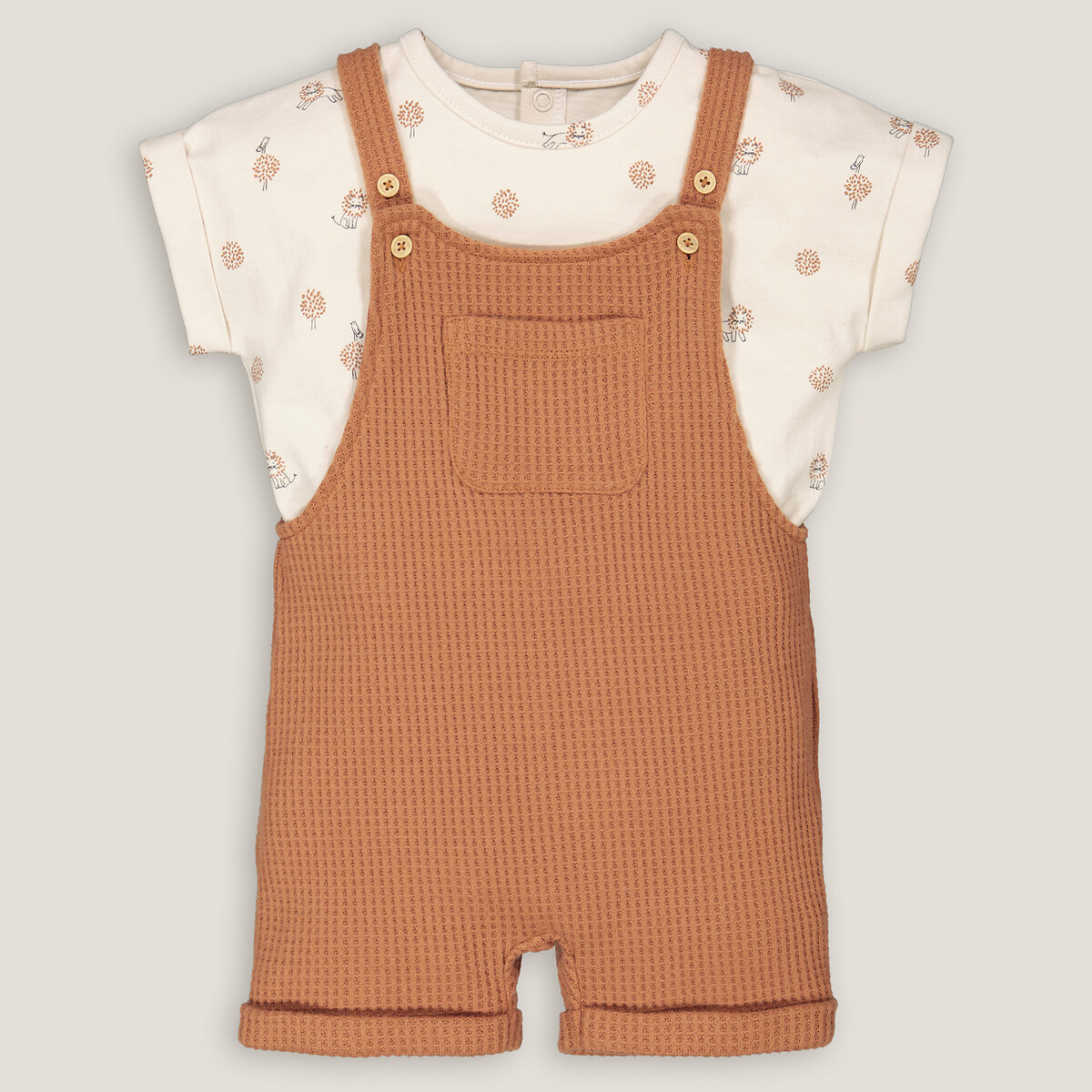 T-Shirt/Short Dungarees Outfit