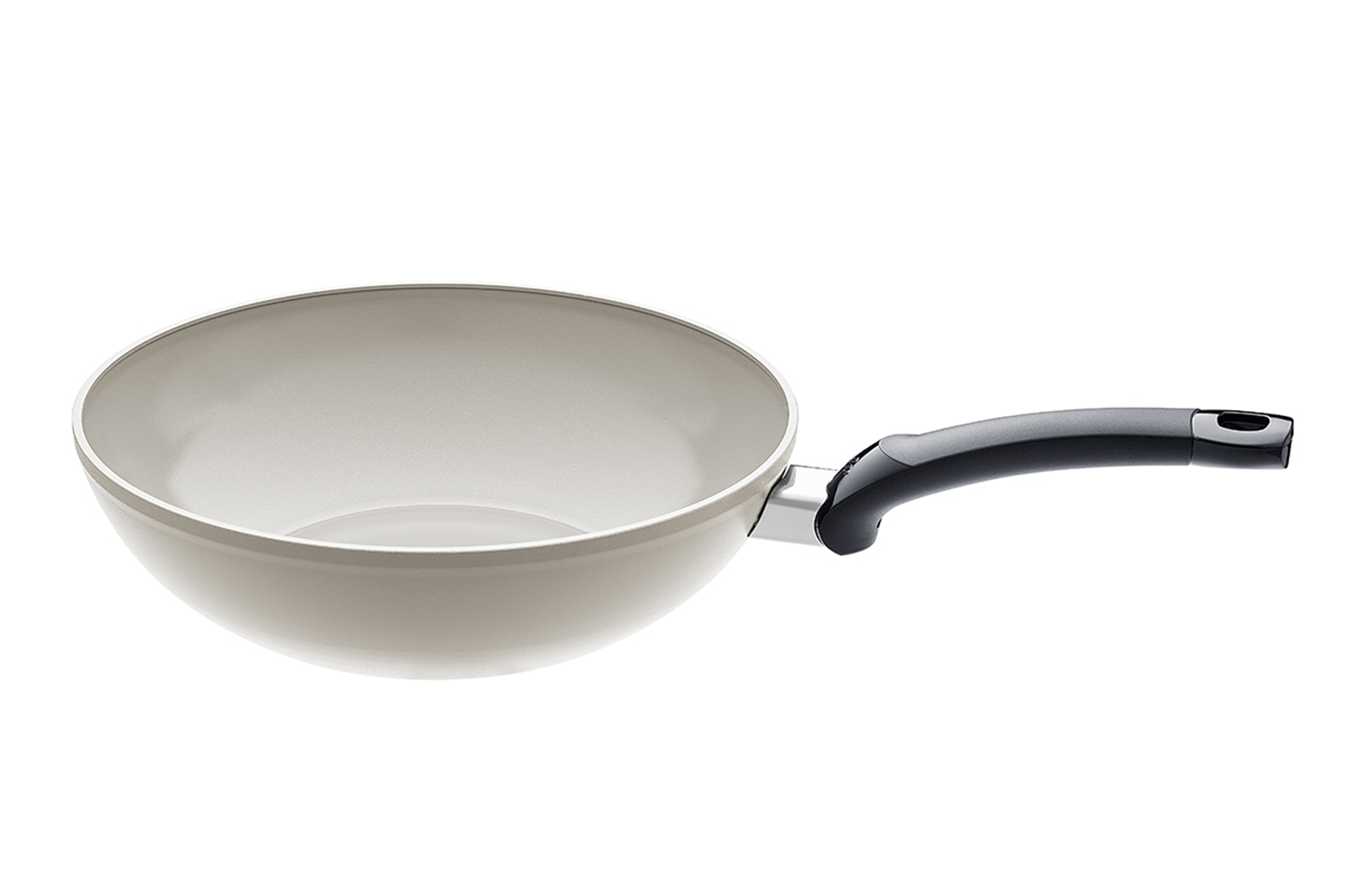 Wok en céramique anti-adhésive compatible induction, CERATAL, FISSLER