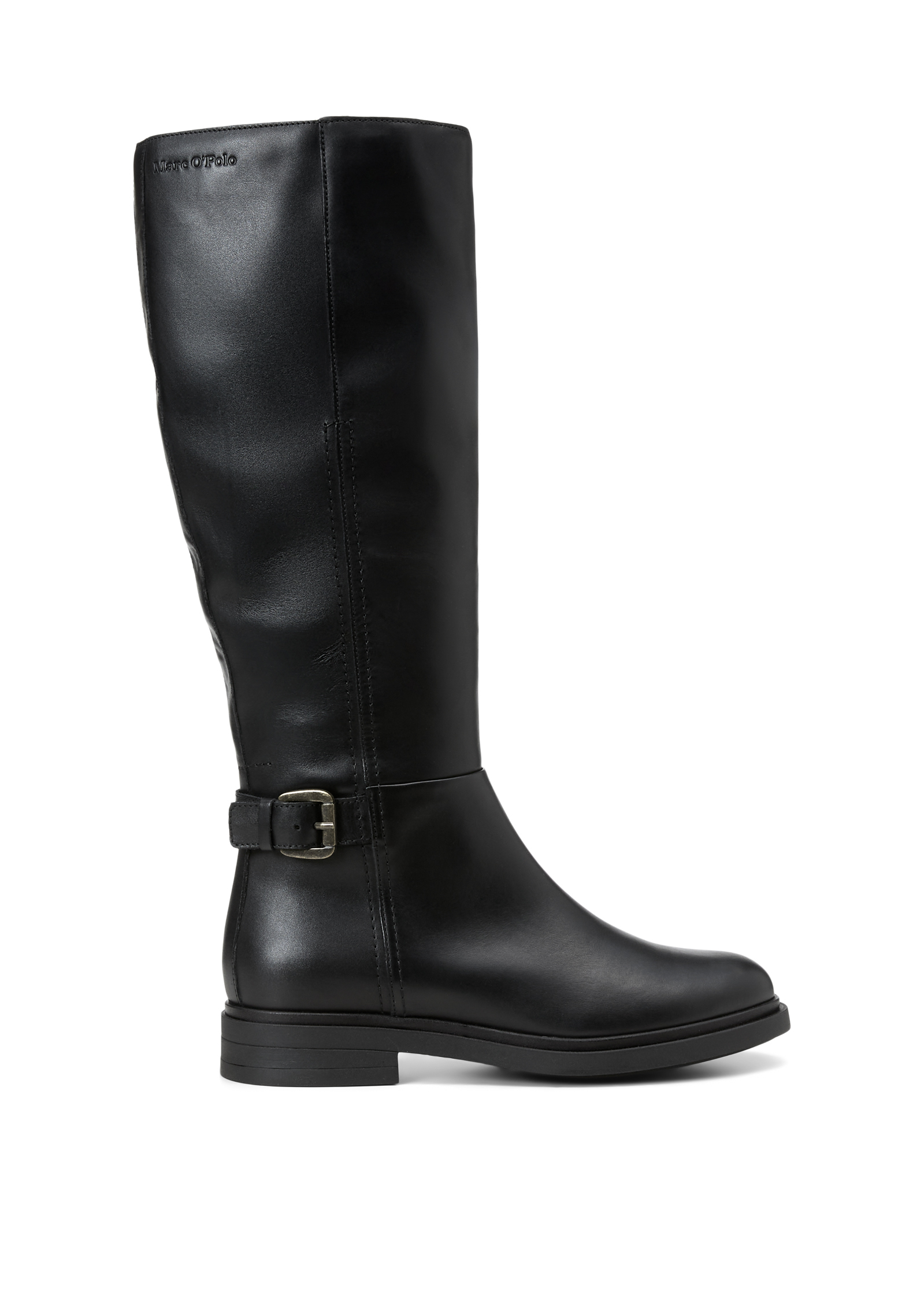 Bottes à tige haute, modèle Paula en cuir de veau de première qualité, MARC O'POLO