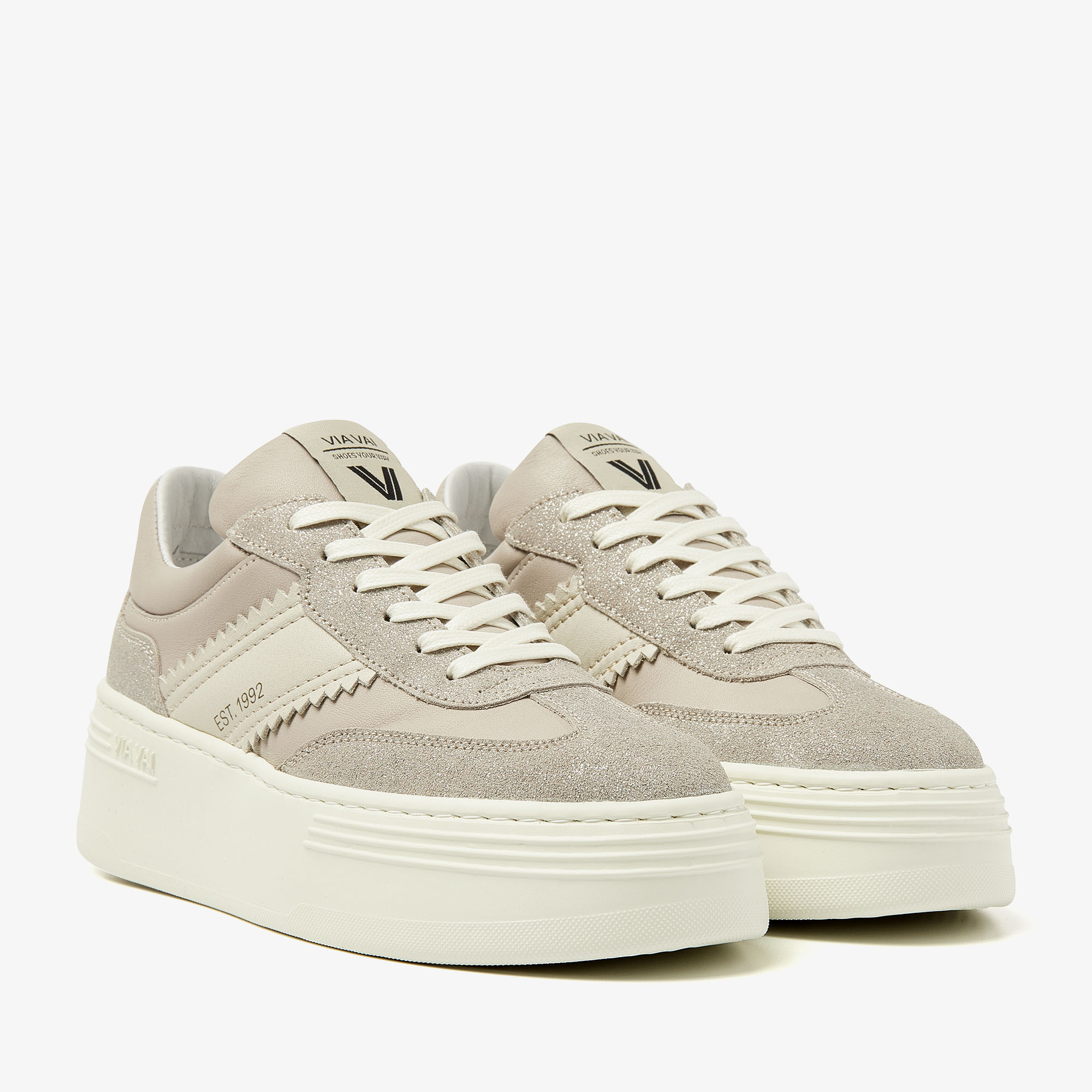 Baskets en cuir ISA ROMI, VIA VAI