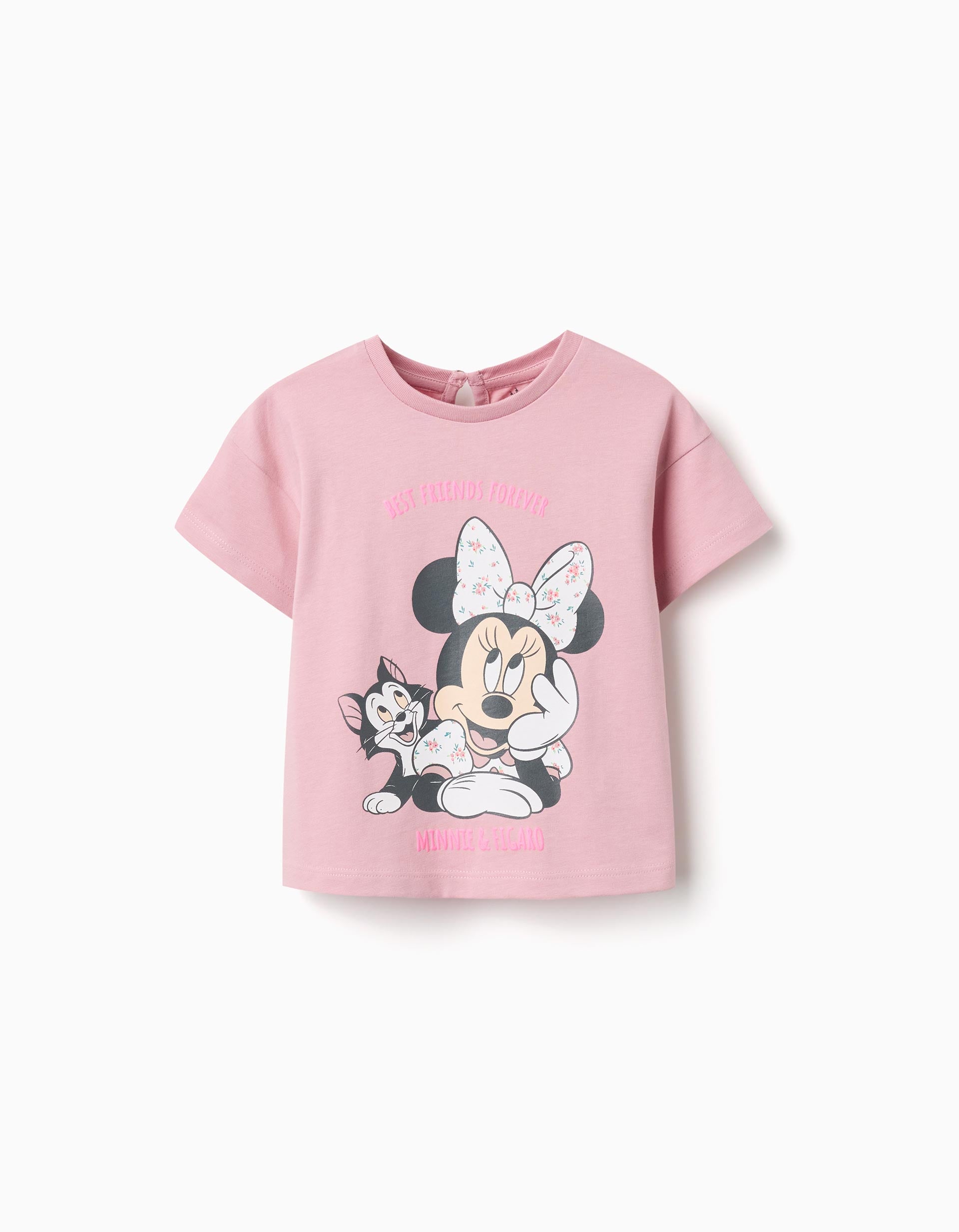 T-shirt en coton avec imprimé Minnie & Figaro, ZIPPY