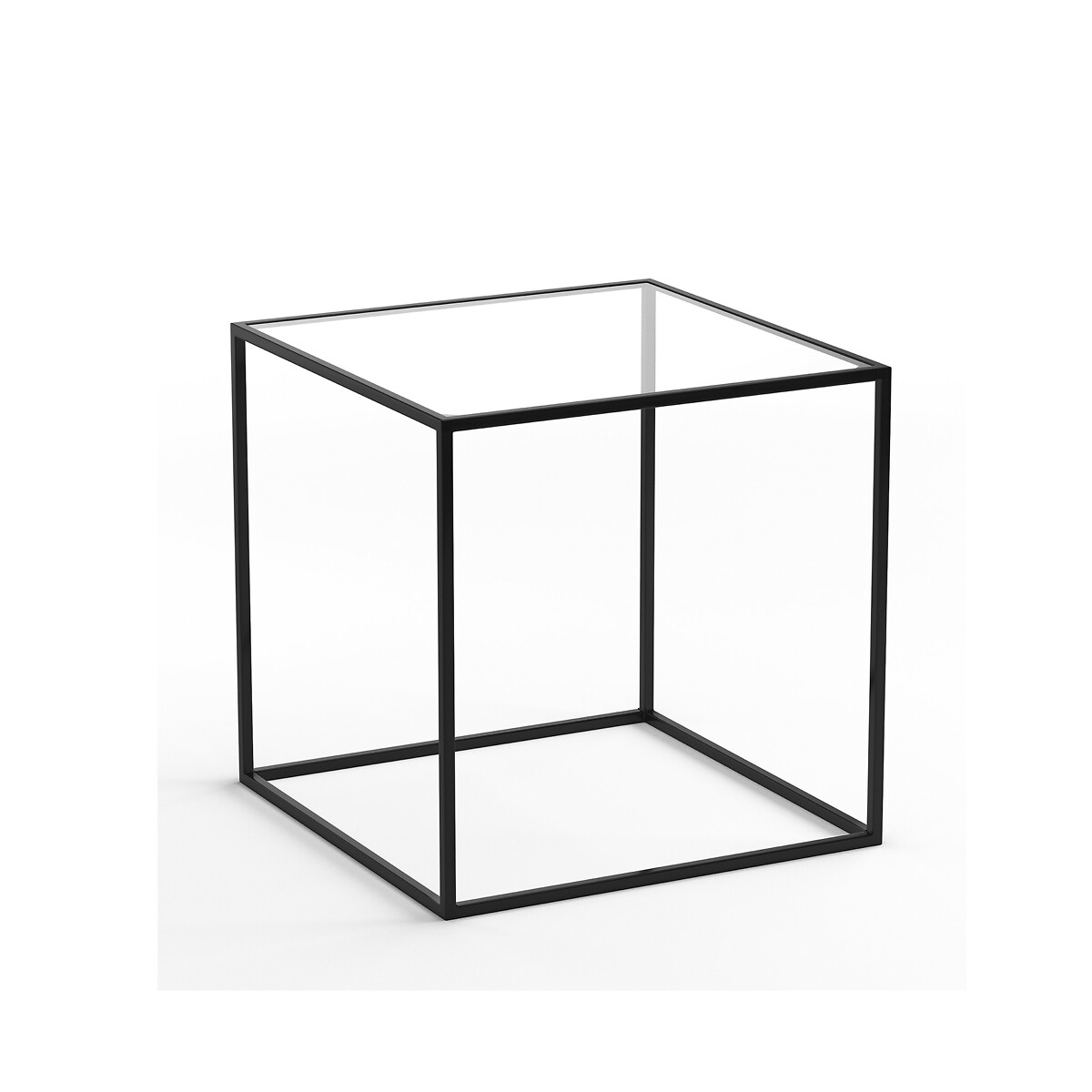 Sybil Side Table with Glass Top