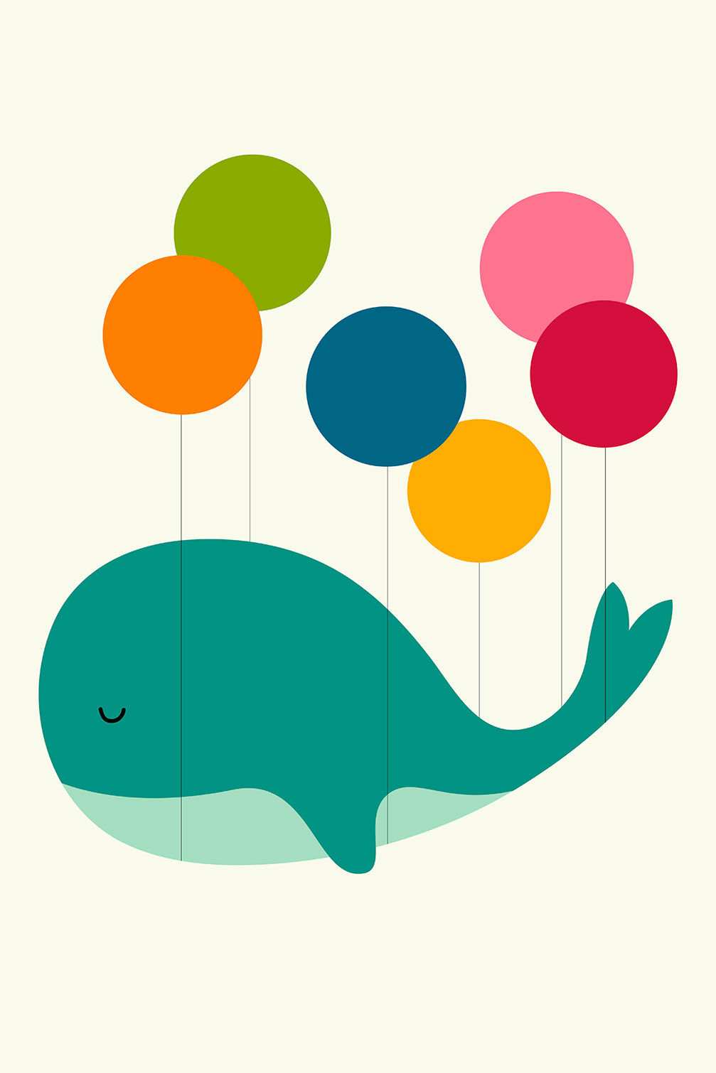 Tableau baleine ballon, HEXOA