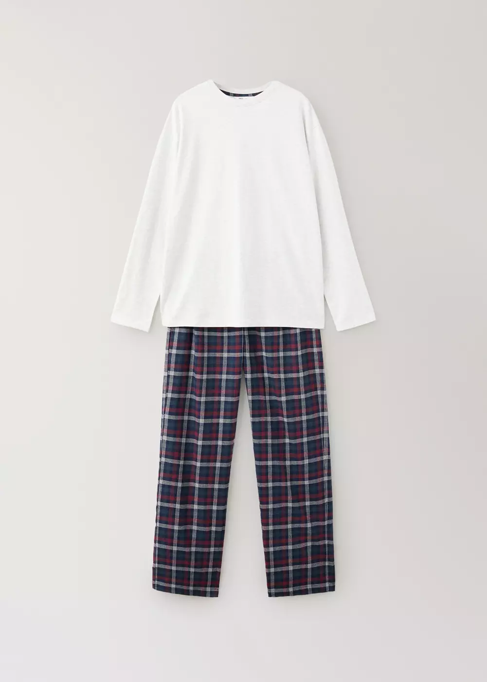 Pyjama complet à carreaux, MANGO TEEN