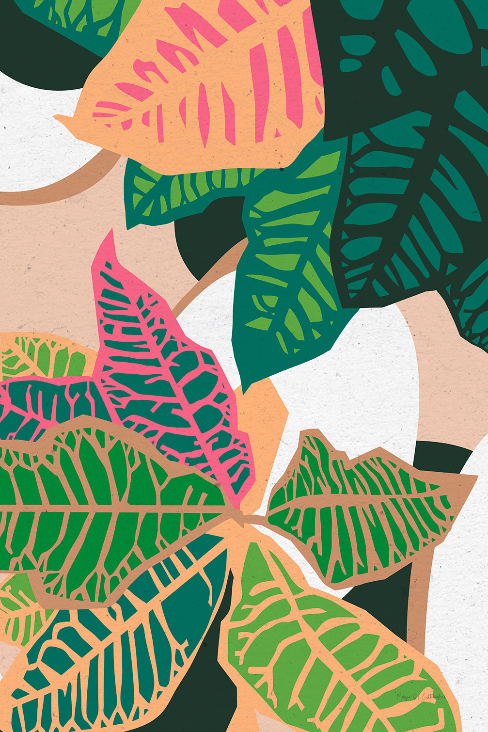 Tableau colorful plants, HEXOA