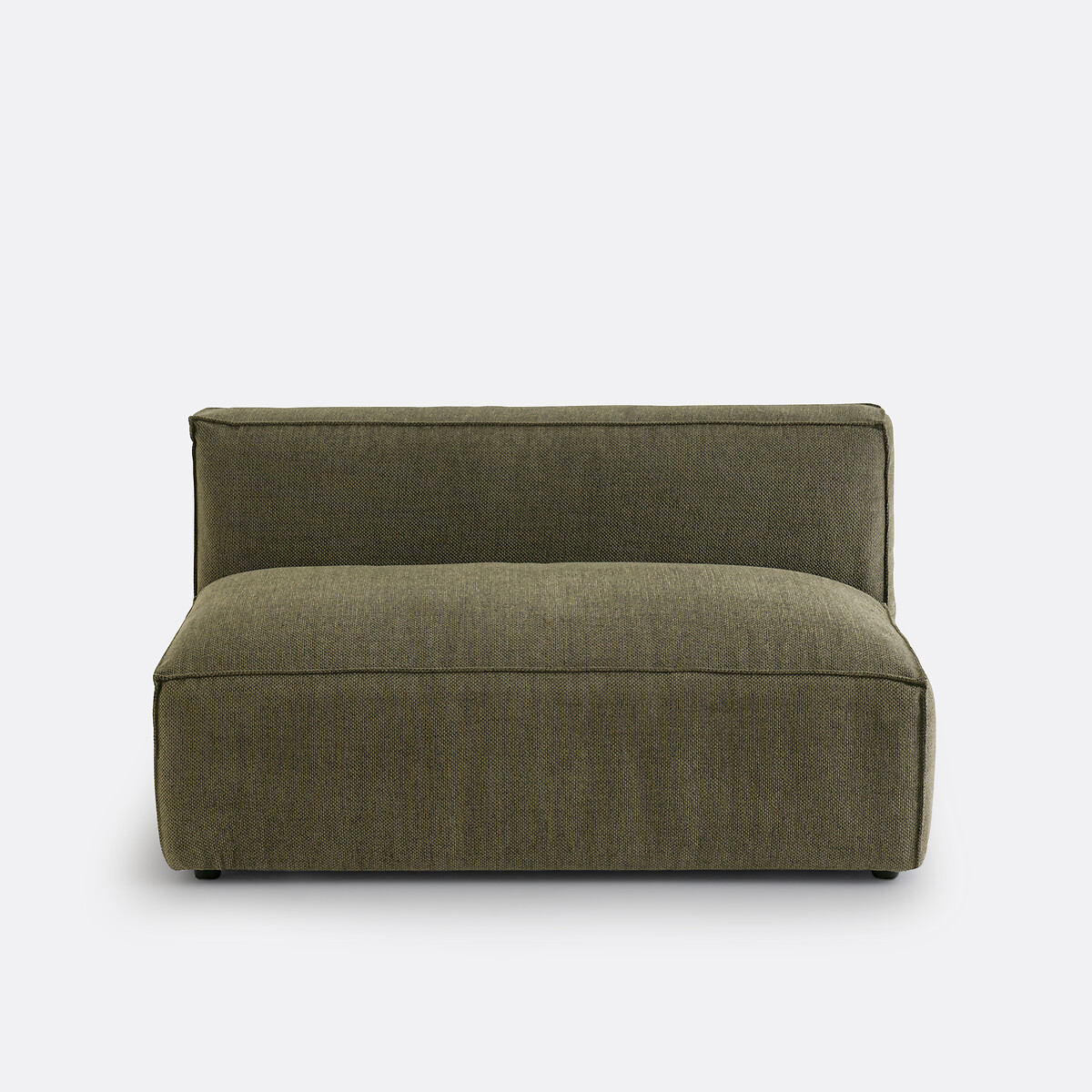 LA REDOUTE INTERIEURS Modulaire 2-zits zitbank van getextureerde stof, Seven