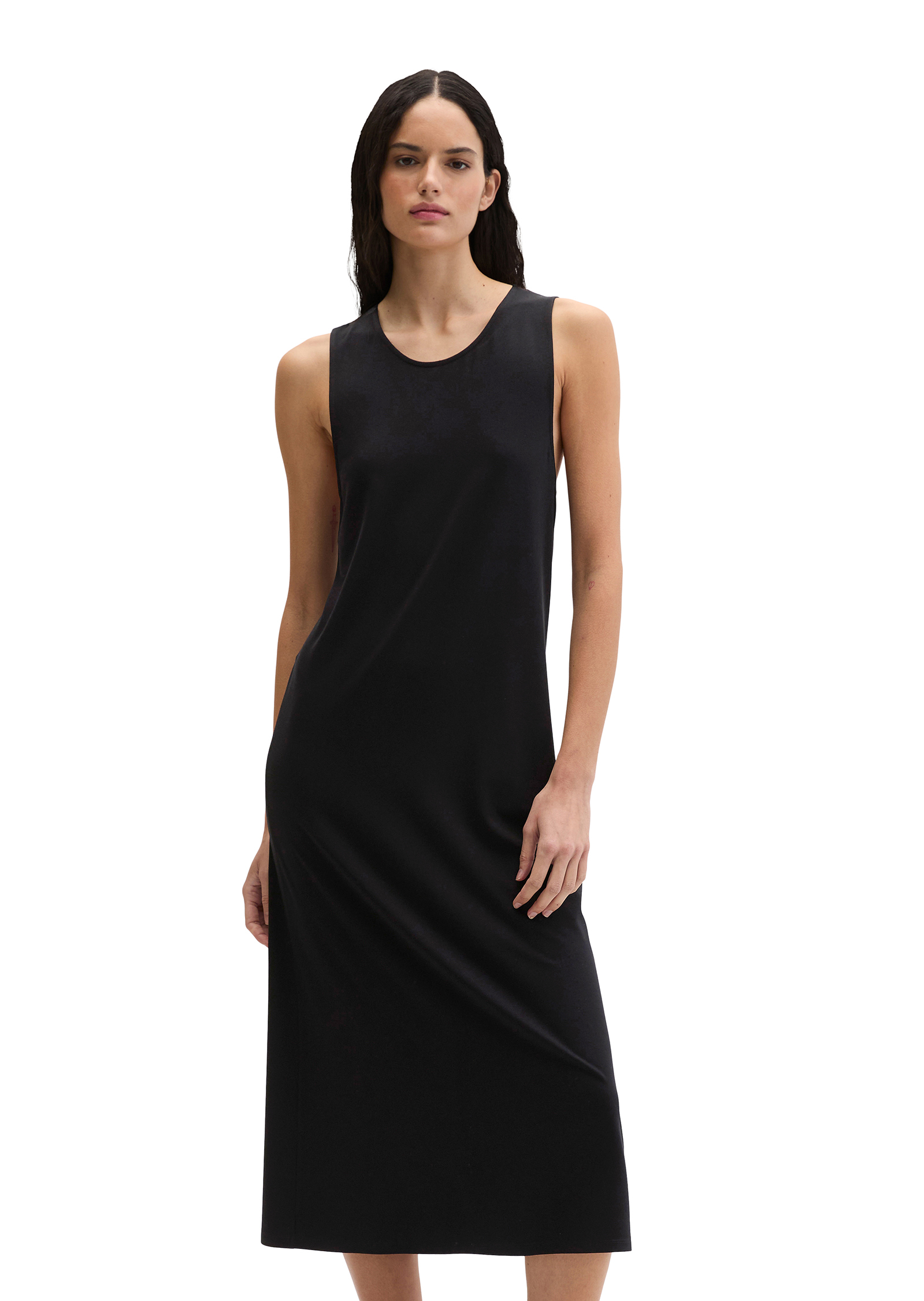 Robe en jersey shaped avec détail de nœuds en LENZING™ ECOVERO™, MARC O'POLO