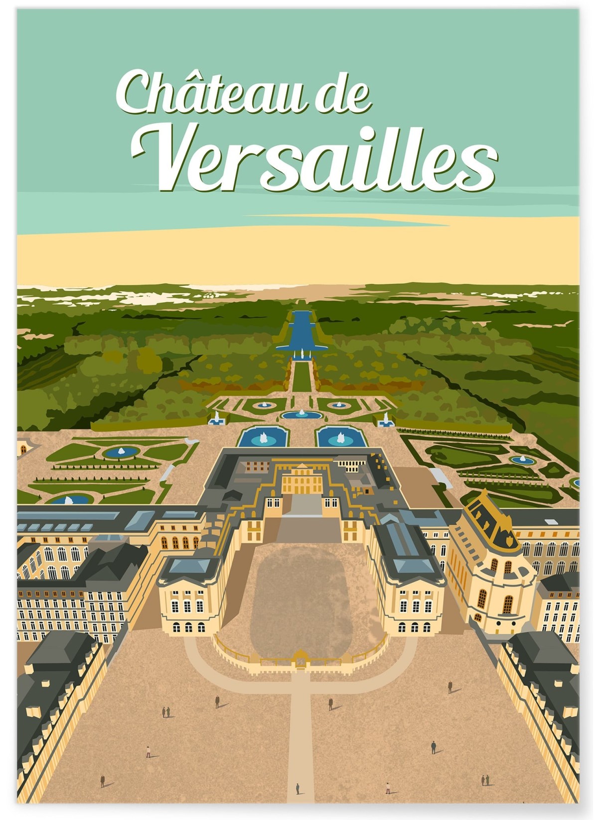 Affiche Château de Versailles, L'AFFICHERIE