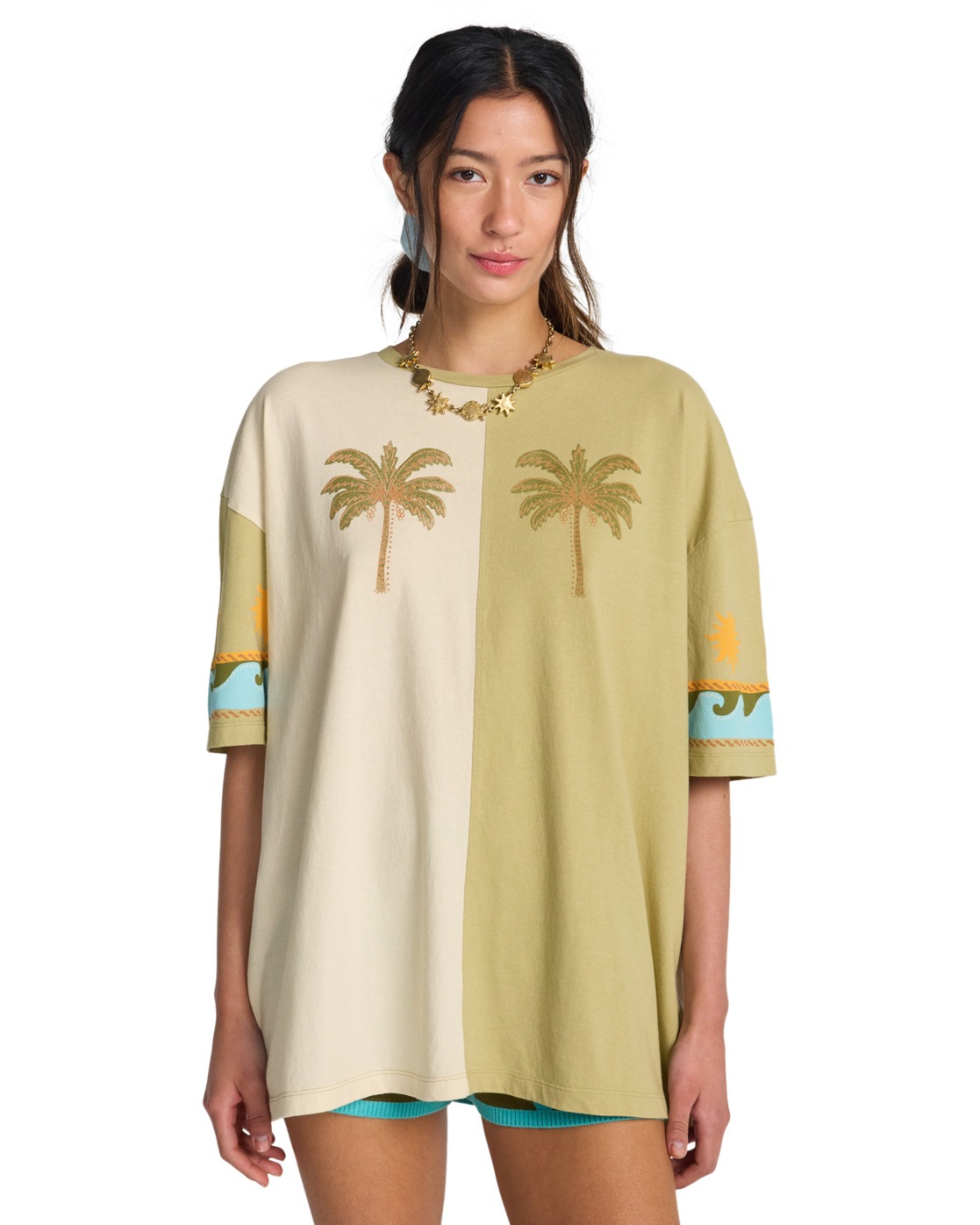 T shirt manches courtes SPLIT PALM, BILLABONG