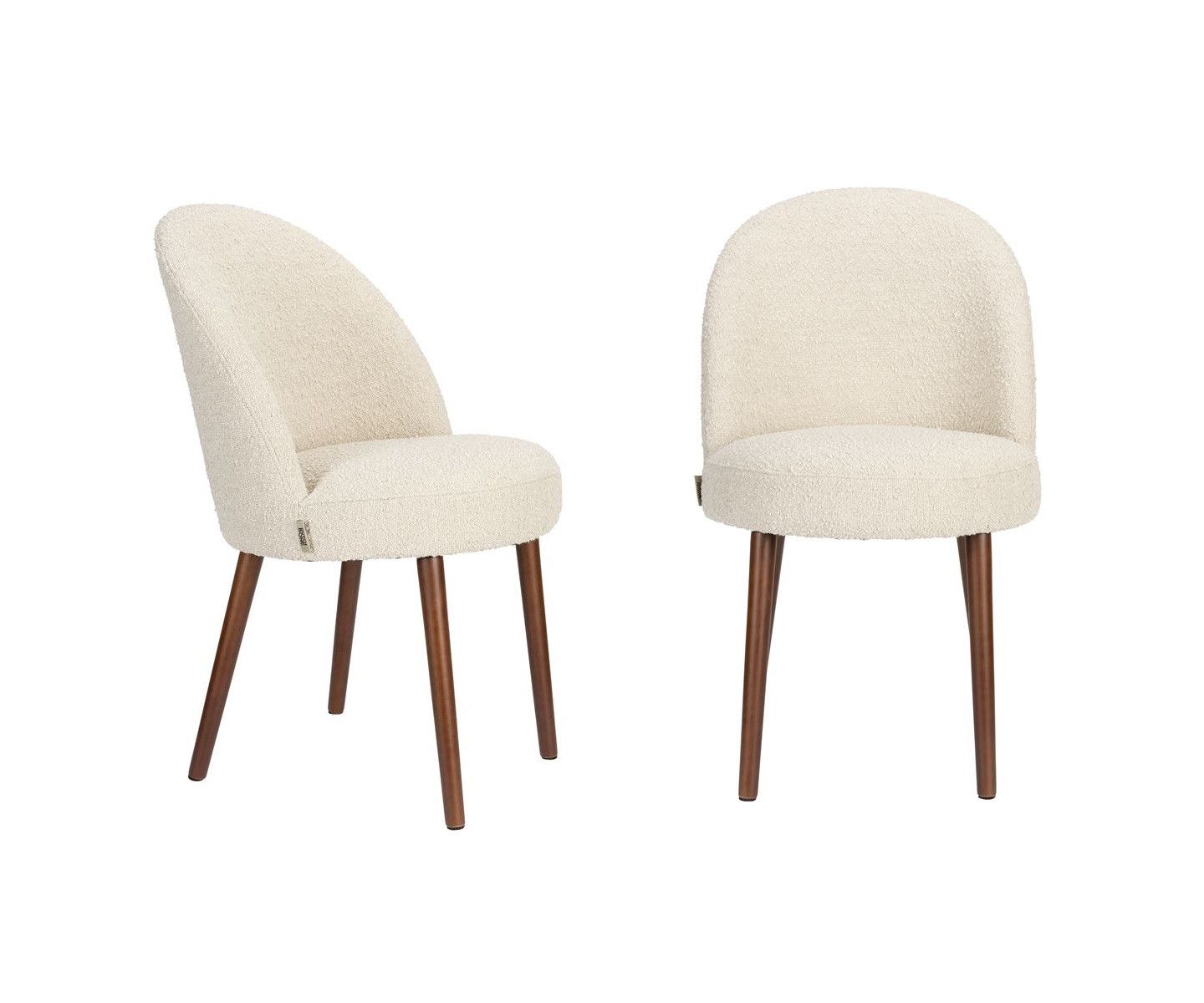 Fauteuil design en tissu (lot de 2), , BARBARA, DUTCHBONE
