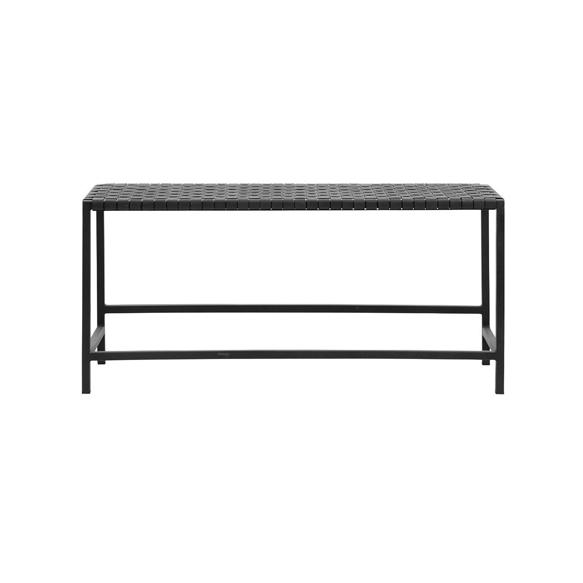 banc minimaliste assise cuir veritable menos