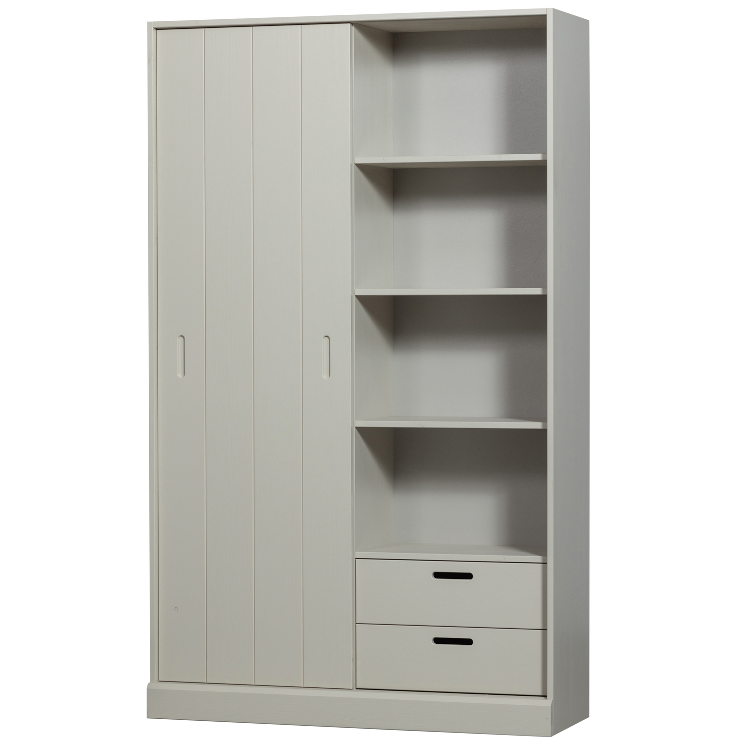 Armoire 1 porte coulissantes en pin MOVE, WOOOD