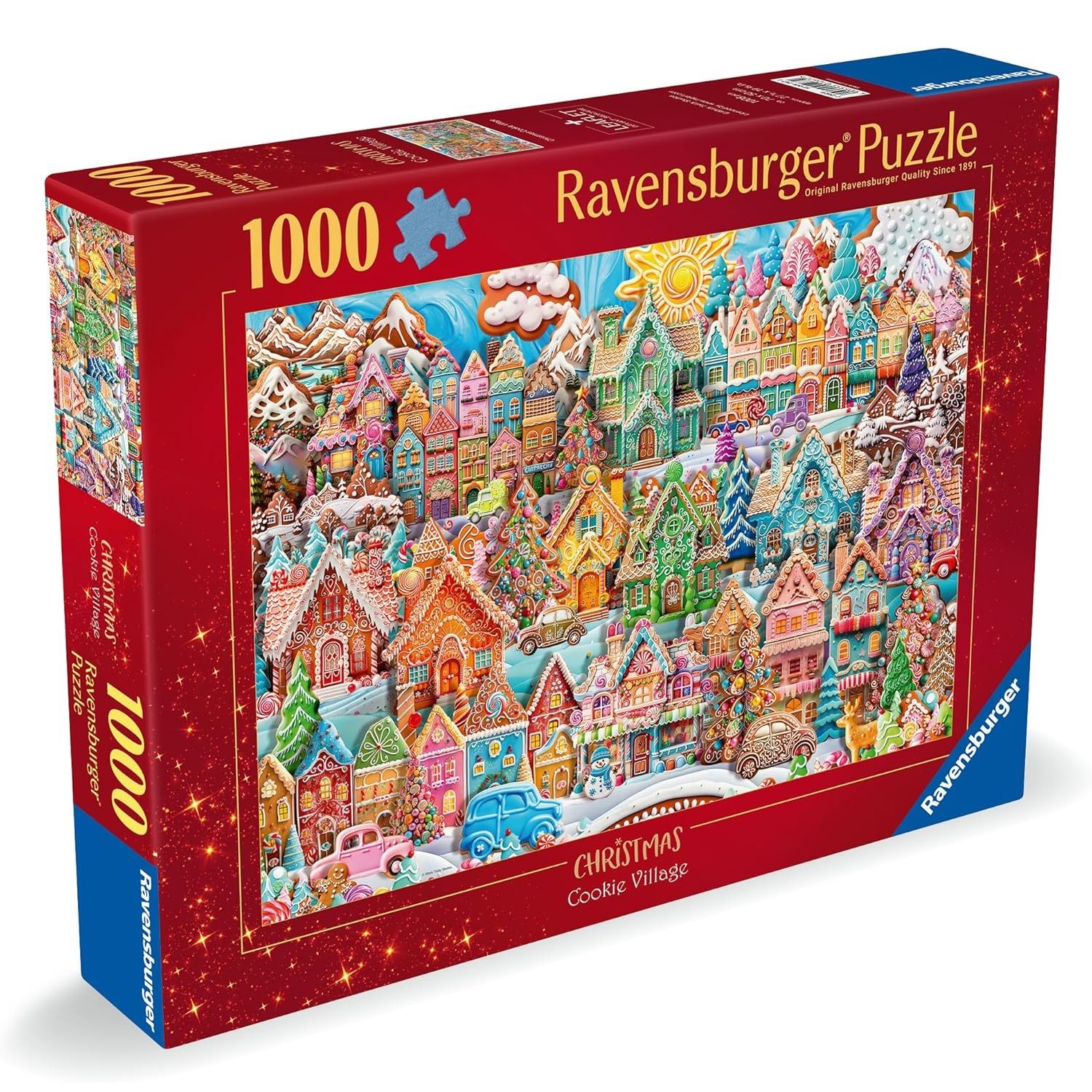 Puzzle Noël au village des cookies 1000 pcs, RAVENSBURGER