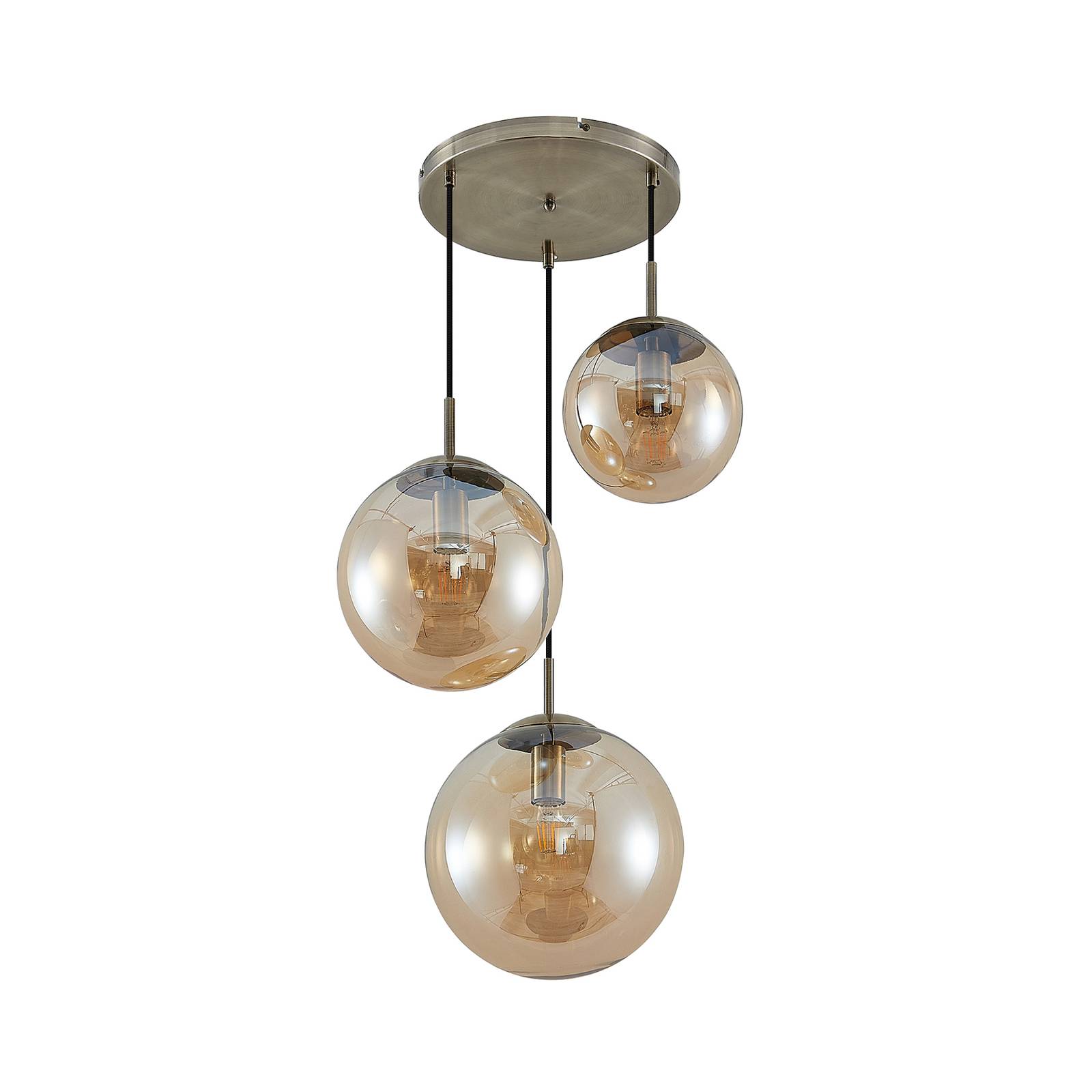 Suspension en verre moderne, Teeja, LINDBY