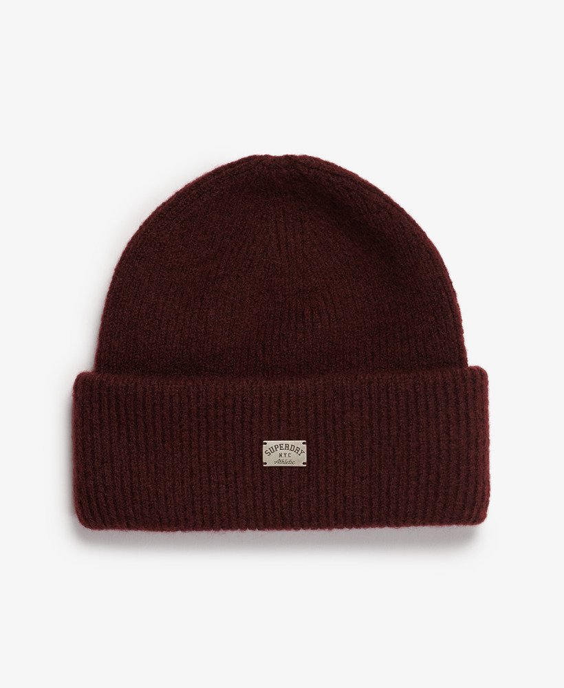 Bonnet en maille côtelée, SUPERDRY