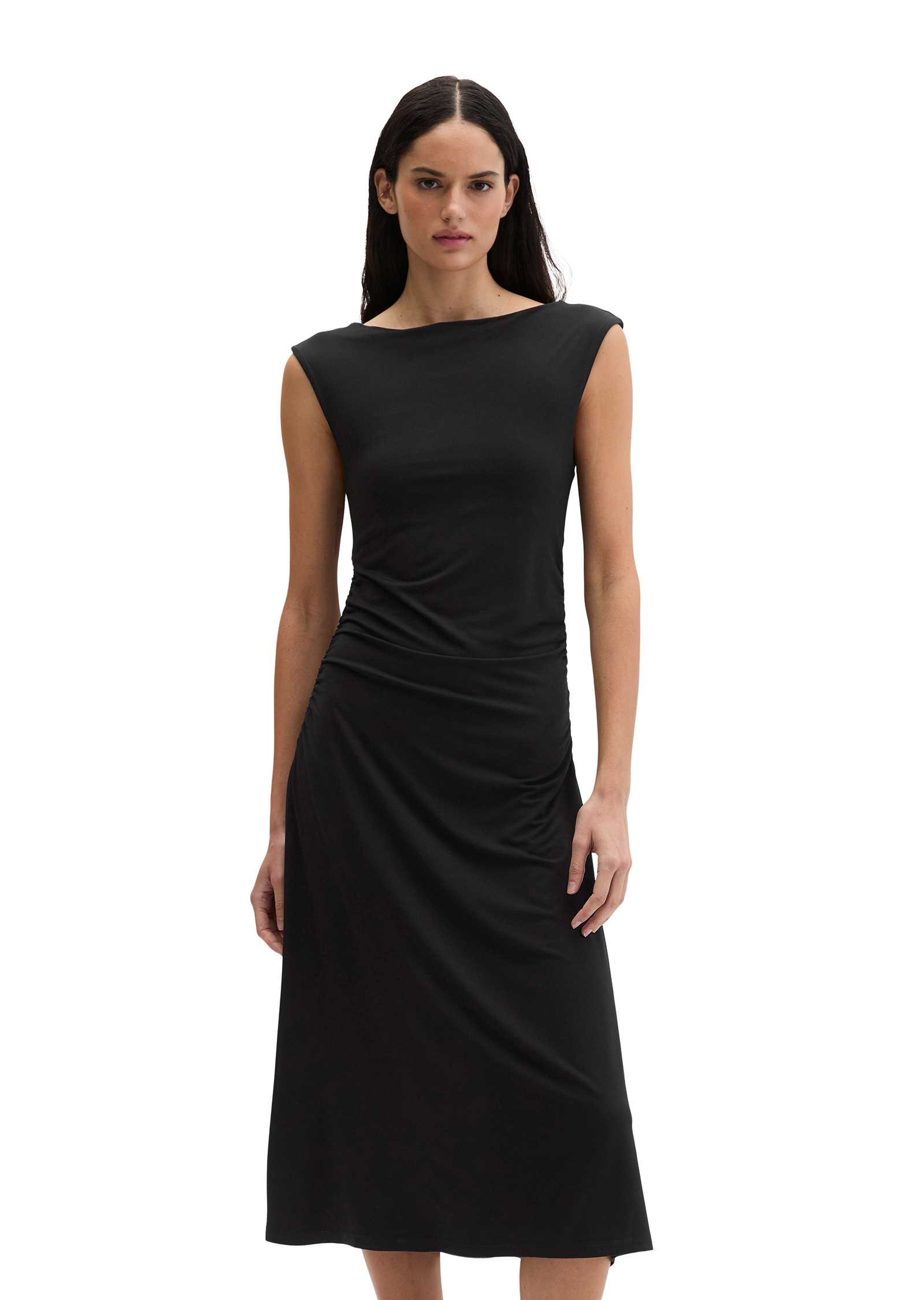 Robe en jersey slim avec partie latérale froncée, MARC O'POLO