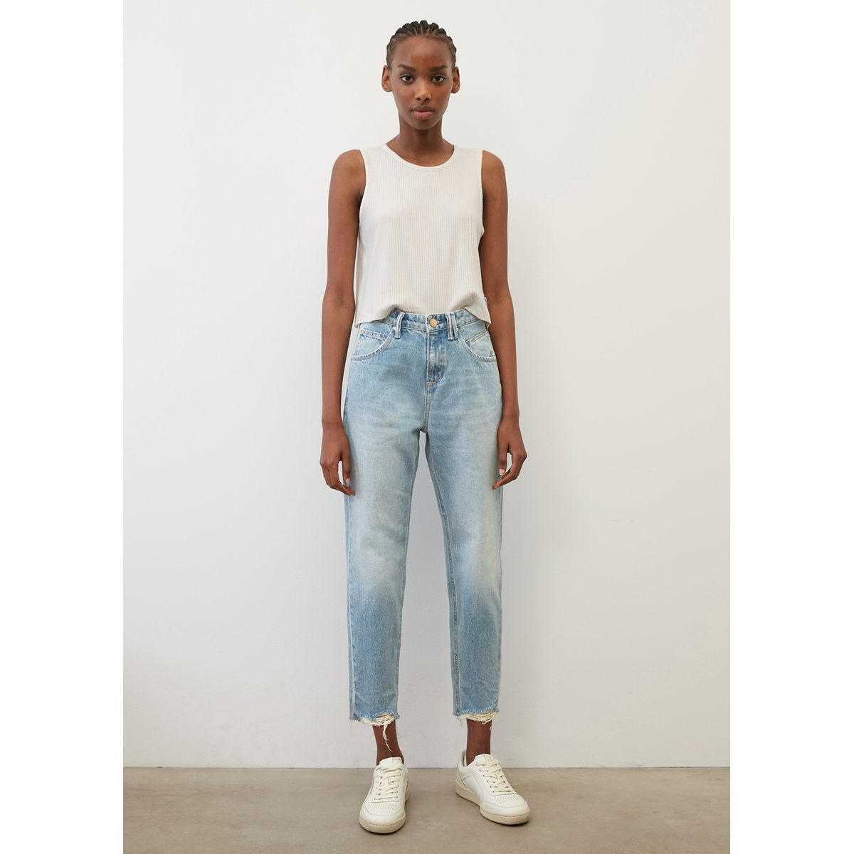 La Redoute Femme Vêtements Pantalons & Jeans Jeans Boyfriend Jean 501® Crop 