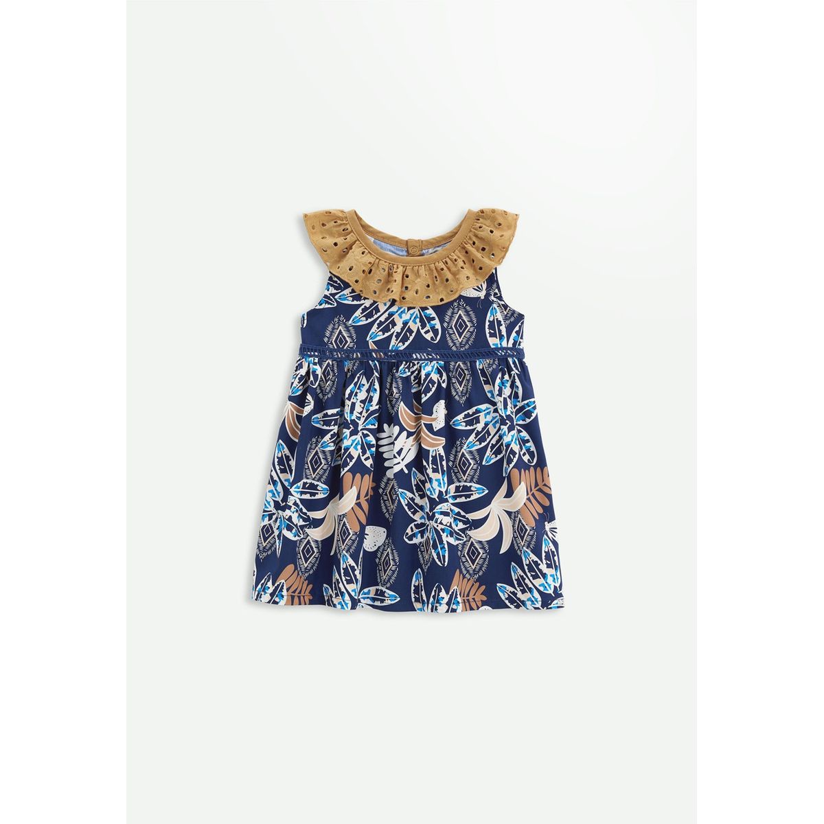 Robe broderie anglaise bleu La Redoute