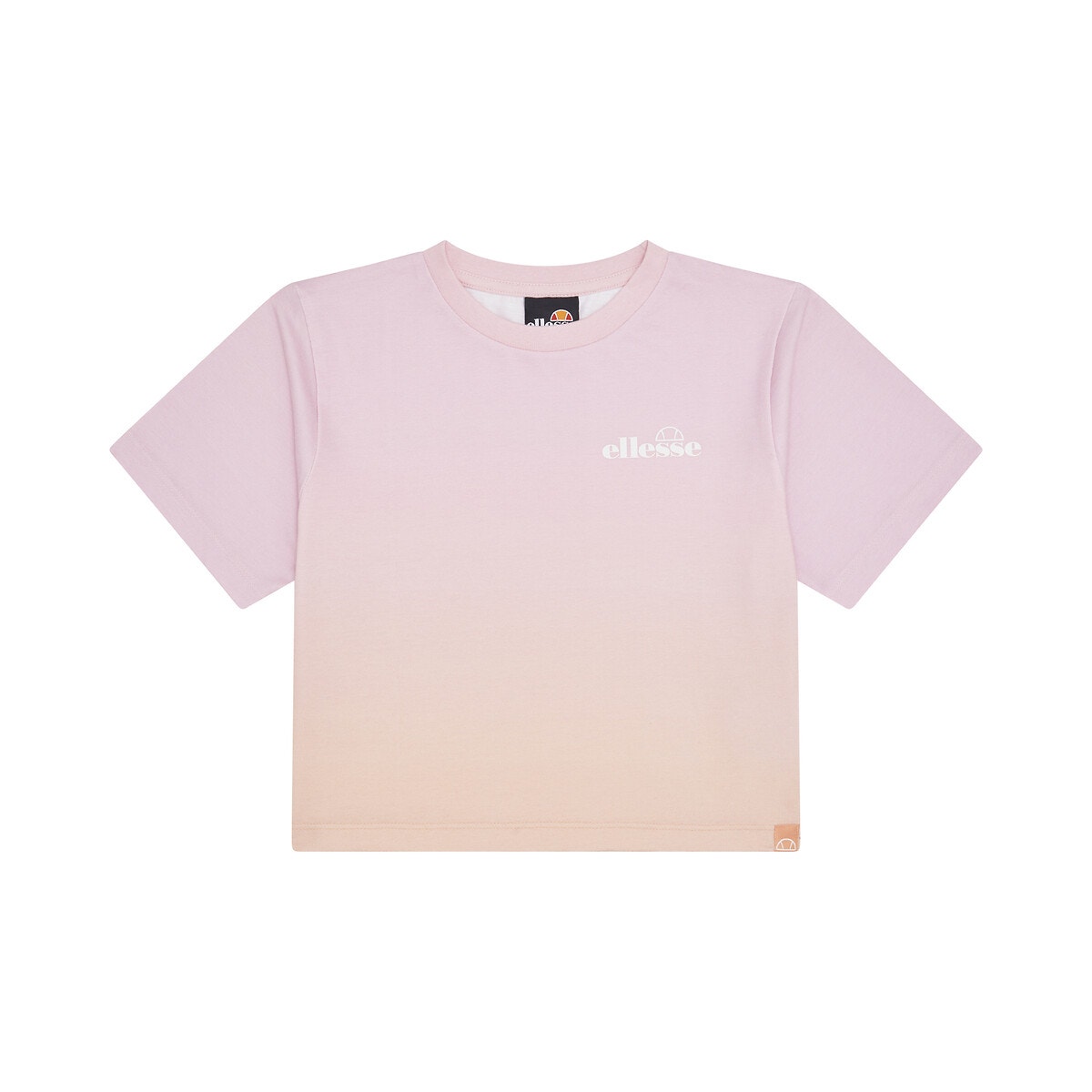Cropped top tie and dye orange rose Ellesse La Redoute