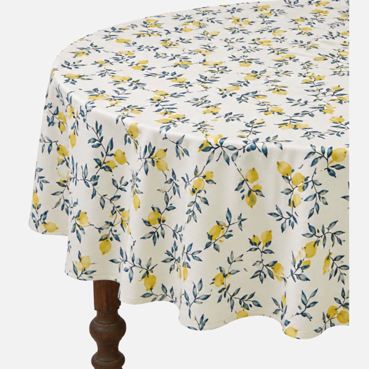 Nappe ronde imprimée ZESTE DE CITRON, COUCKE