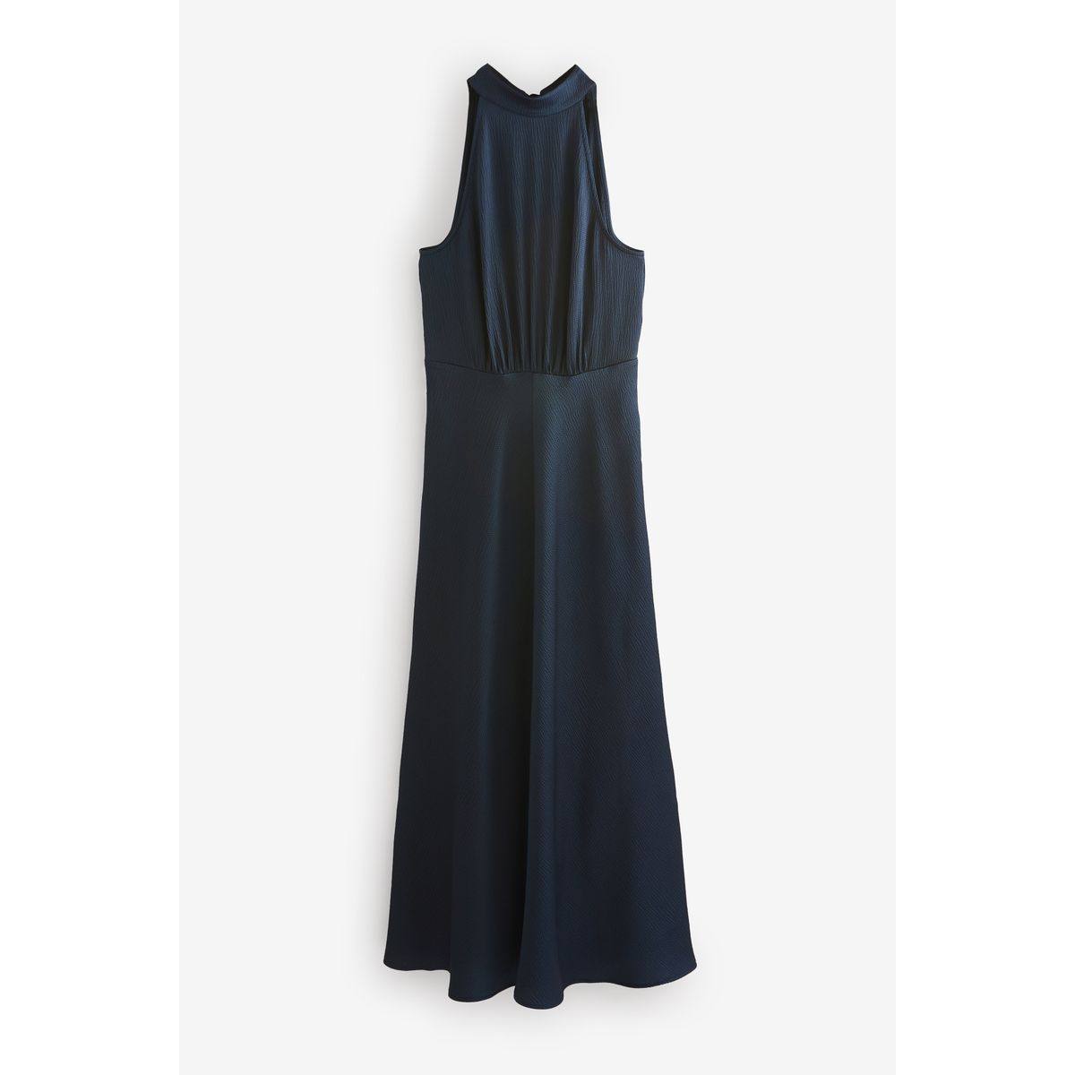 Robe texturée mi-longue en satin sans manches, NEXT