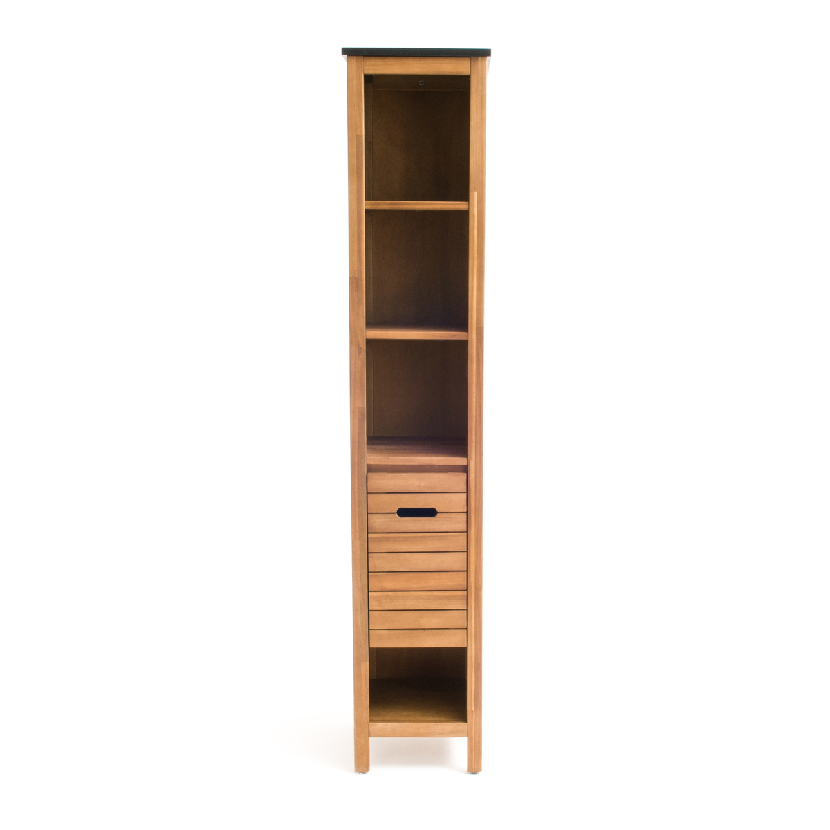 Product photograph of Saturne Acacia Bathroom Storage Column 35cm from La Redoute UK