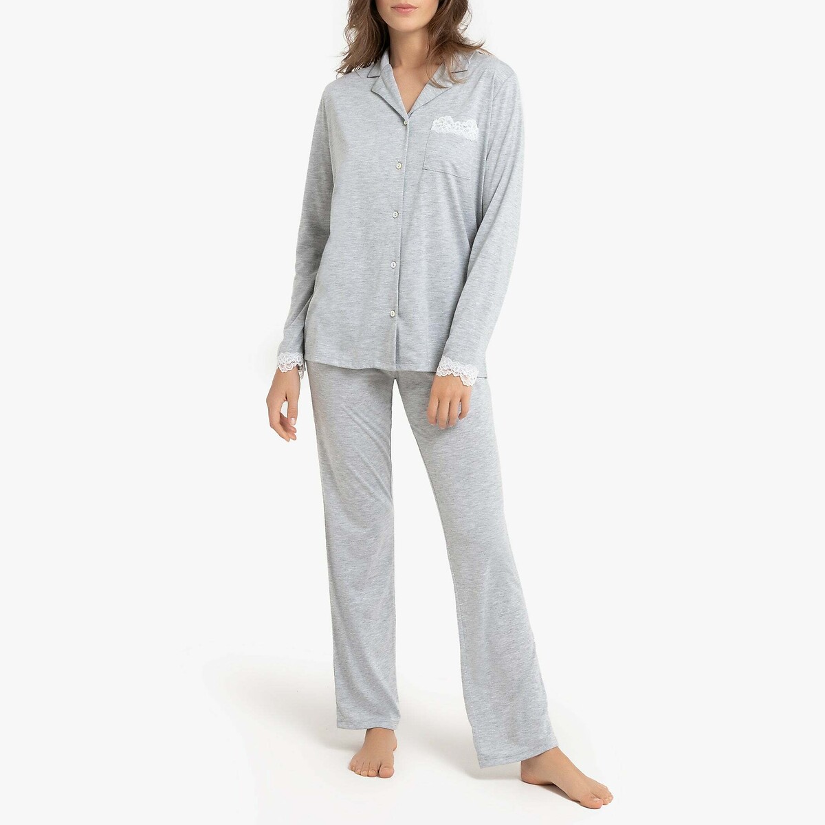La Redoute Fille Vêtements Sous-vêtements vêtements de nuit Pyjamas Pyjama deux pièces à manches longues 