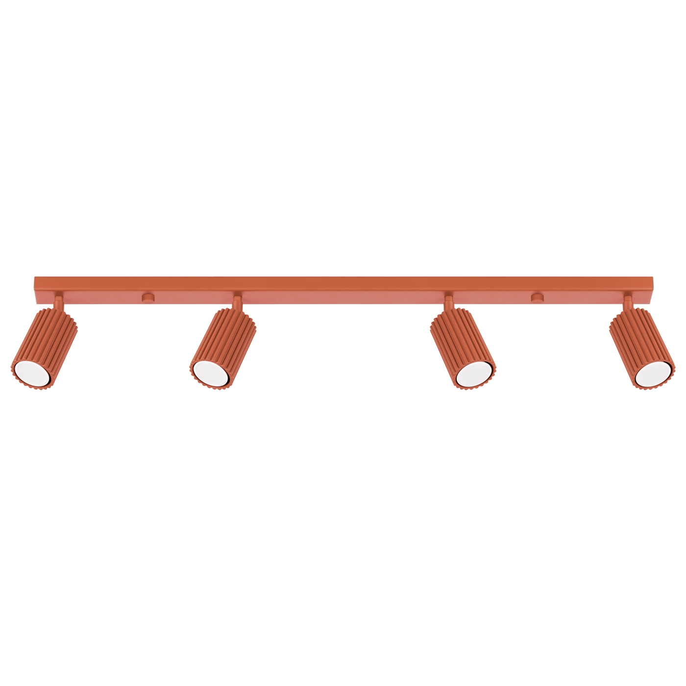 Plafonnier Aluminium Ocre Rouge GU10 4 Karbon Line, EDEN
