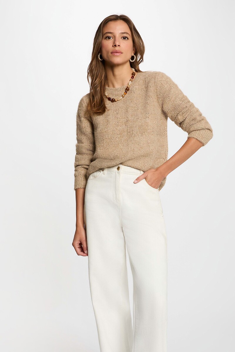 Pull con lavorazione traforata, MORGAN